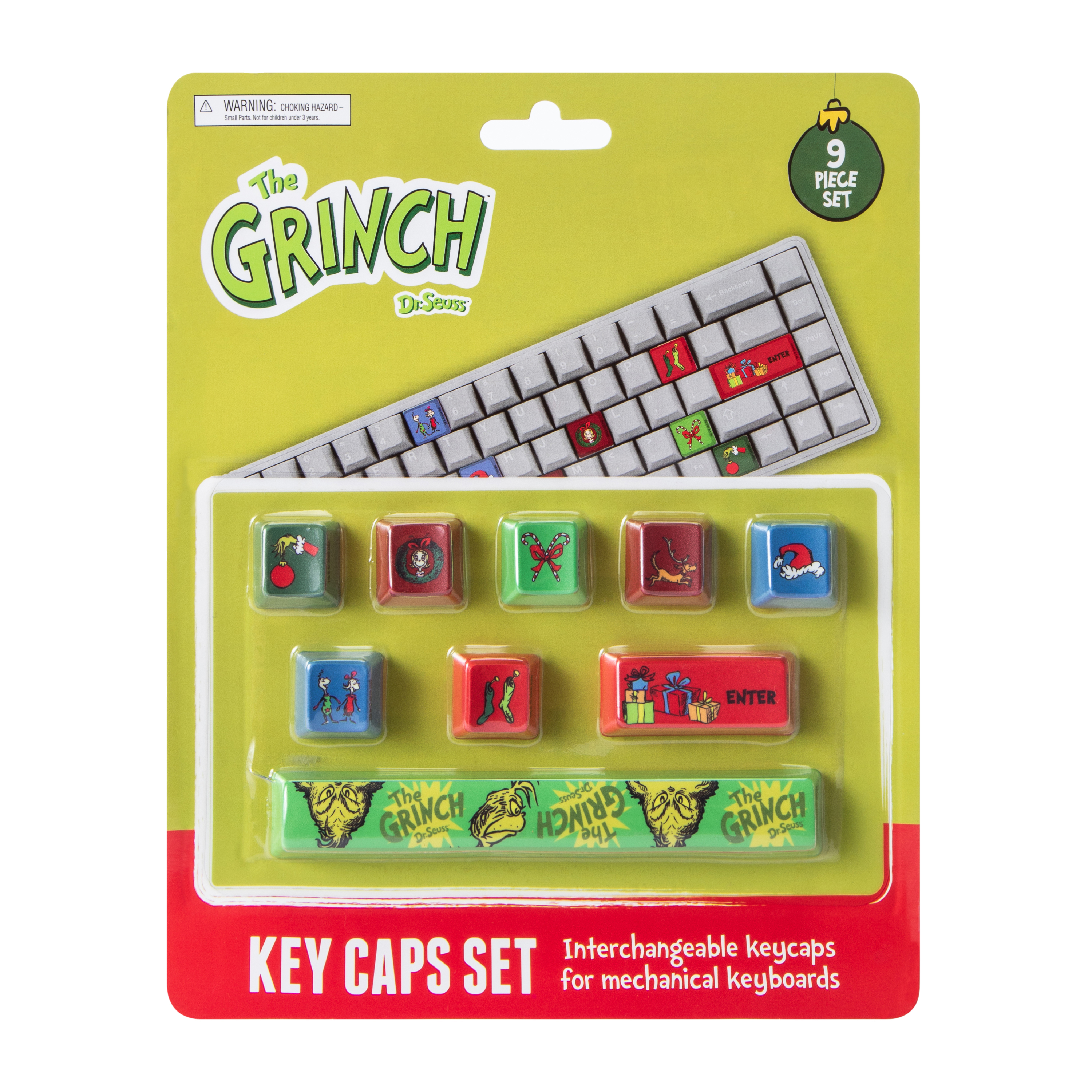 Christmas Licensed Key Caps 9-Piece Set