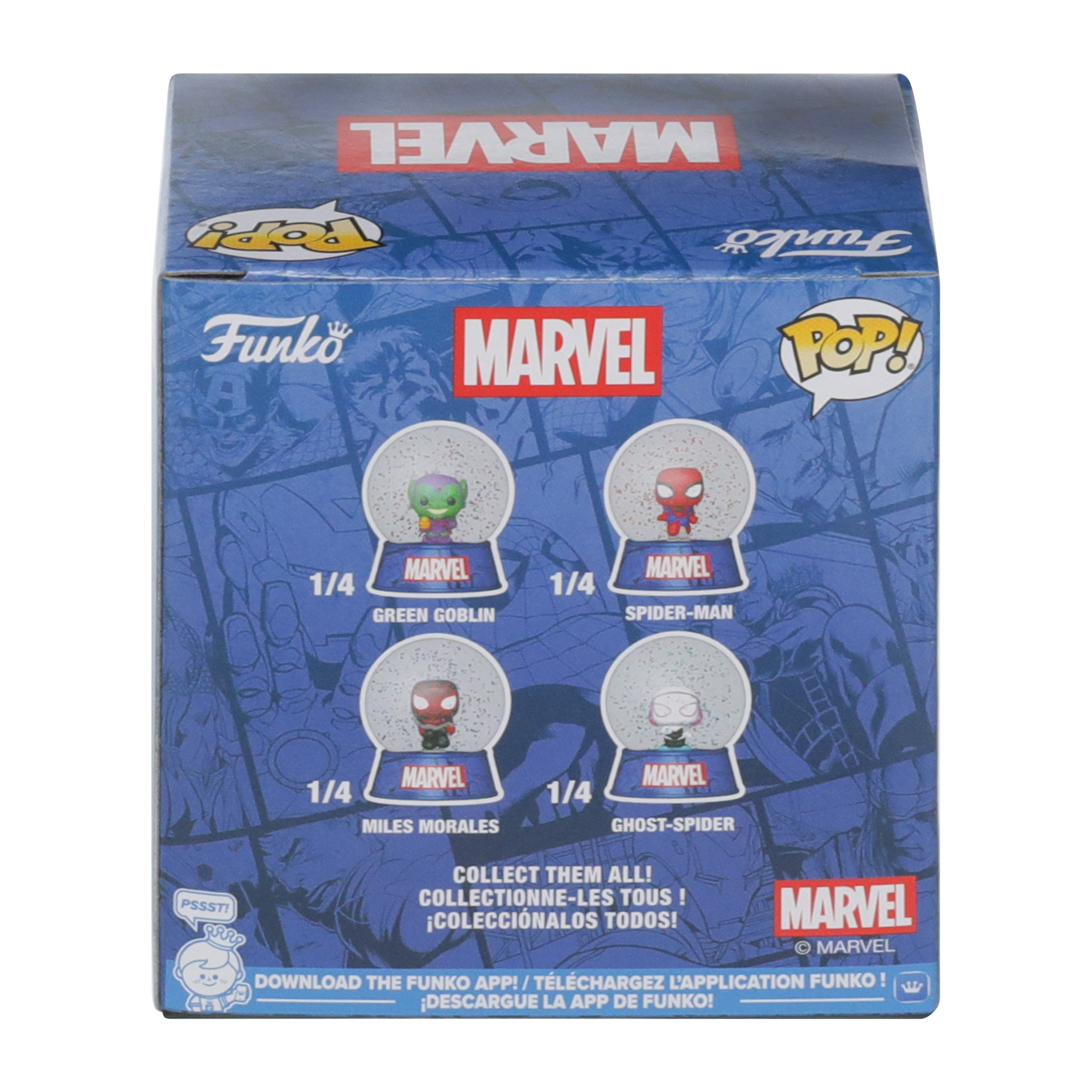 Funko Pop!® Marvel Spider-Man Character Vinyl Collectible Glitter Globe (Styles May Vary)