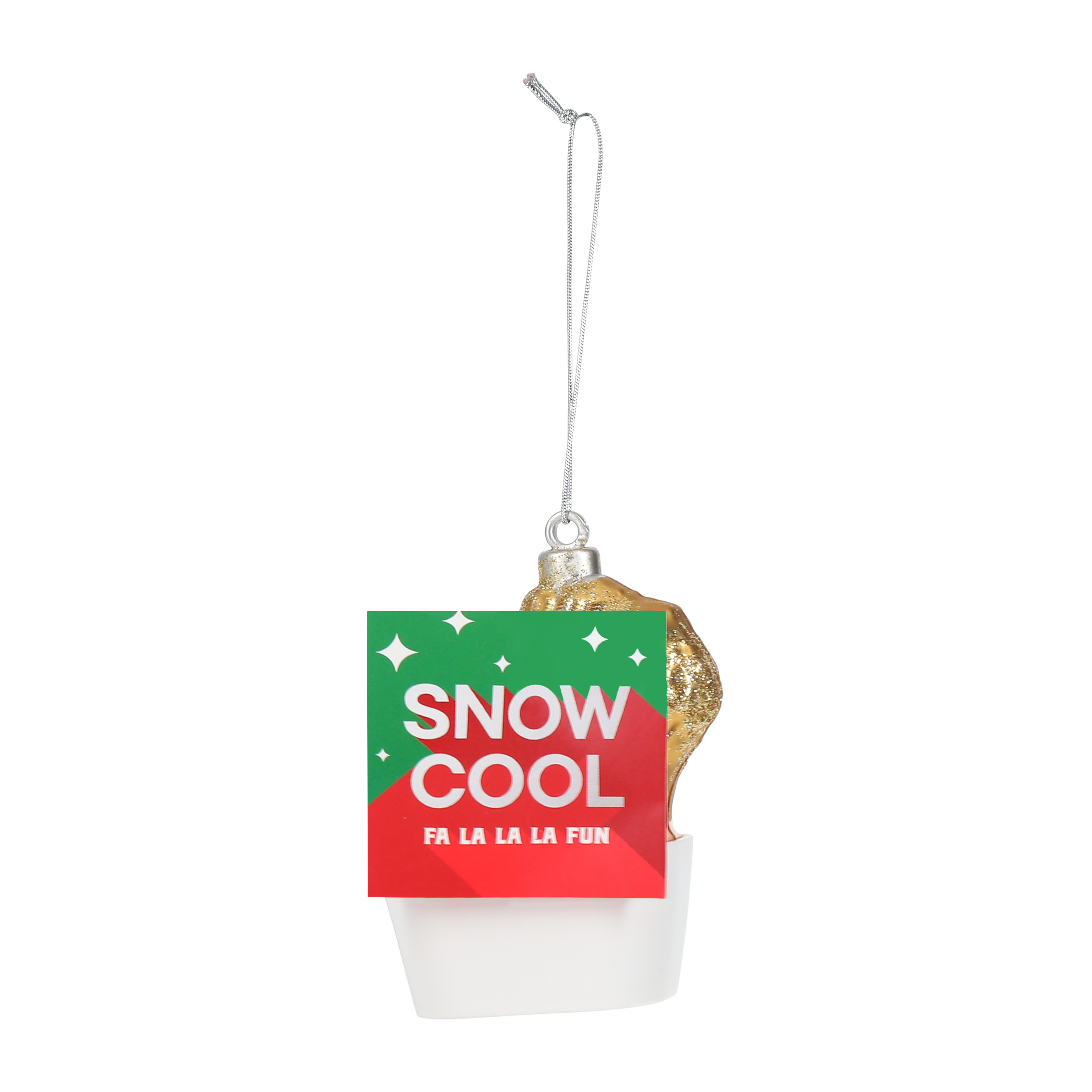 Christmas Chicken Nugget Tree Ornament