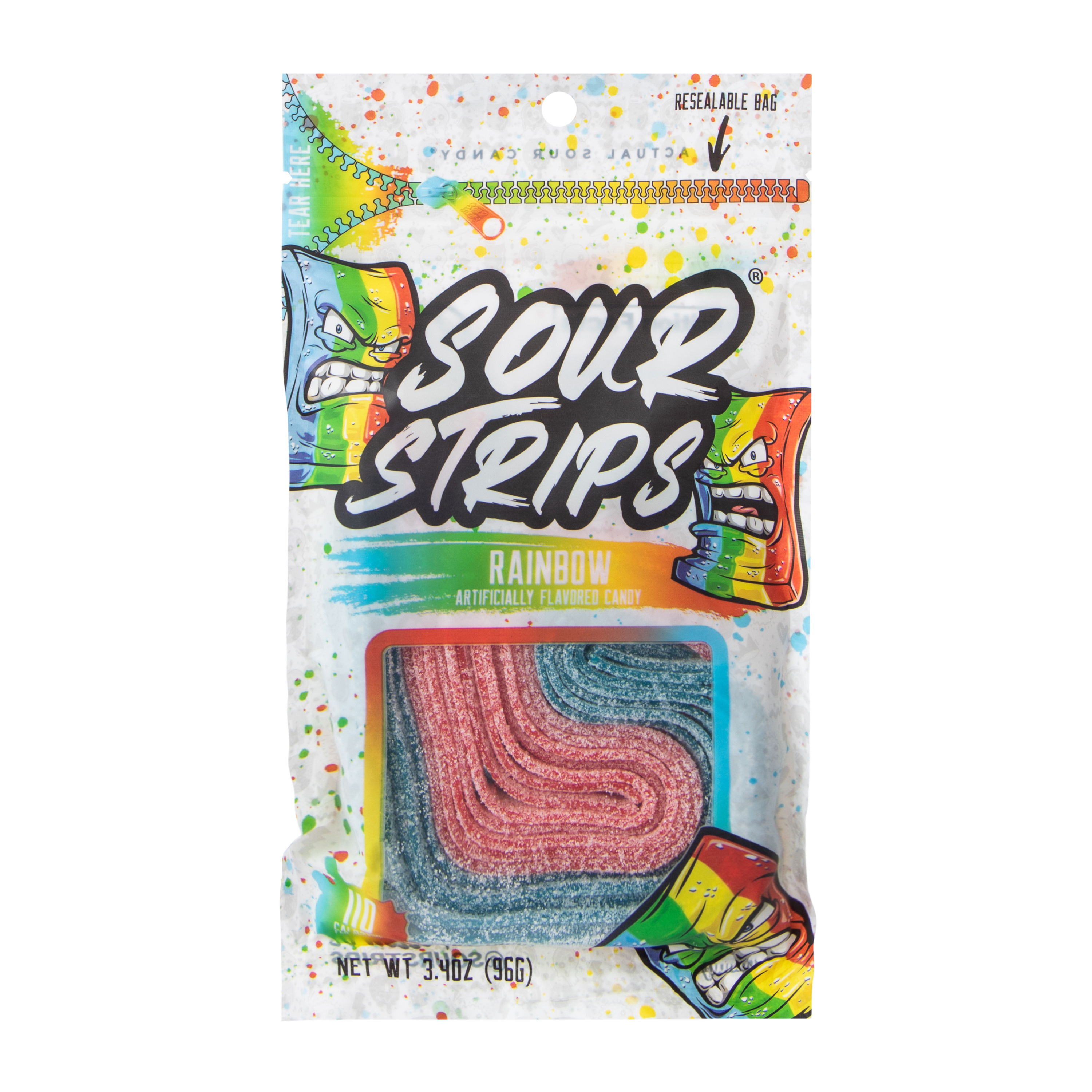 Sour Strips® Rainbow Flavored Candy 3.4oz