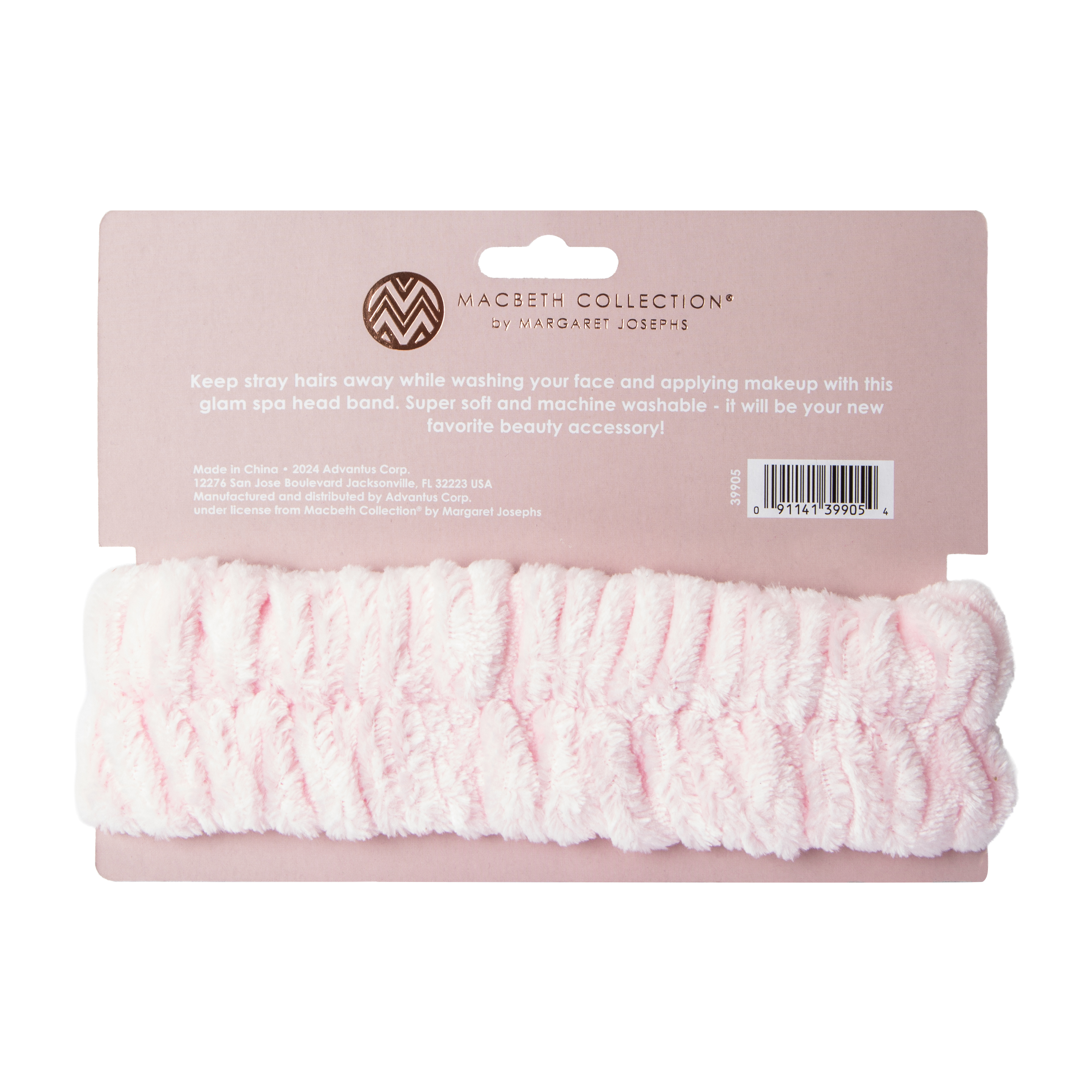 Macbeth Collection By Margaret Josephs® Pink Sequin Spa Headband