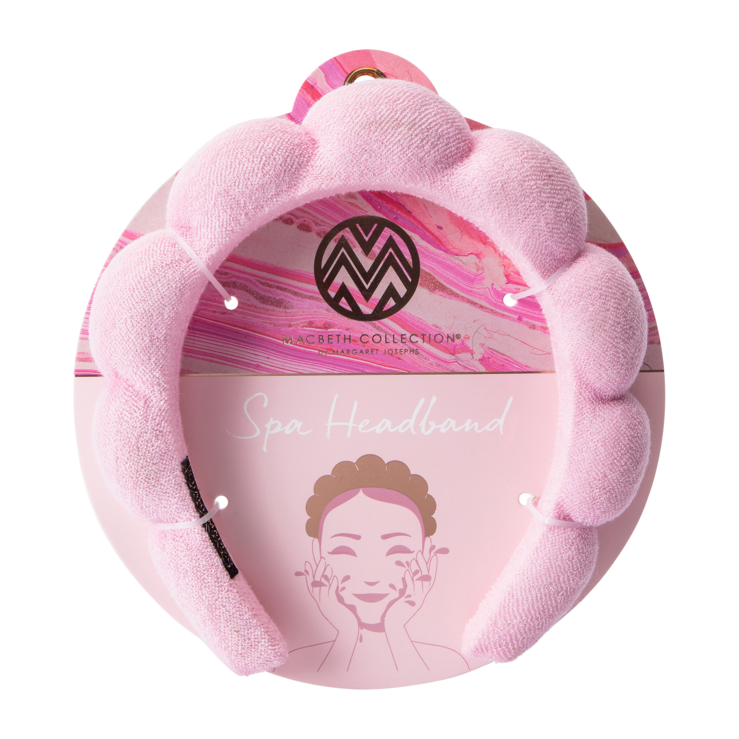 Macbeth Collection® By Margret Josephs Light Pink Spa Headband