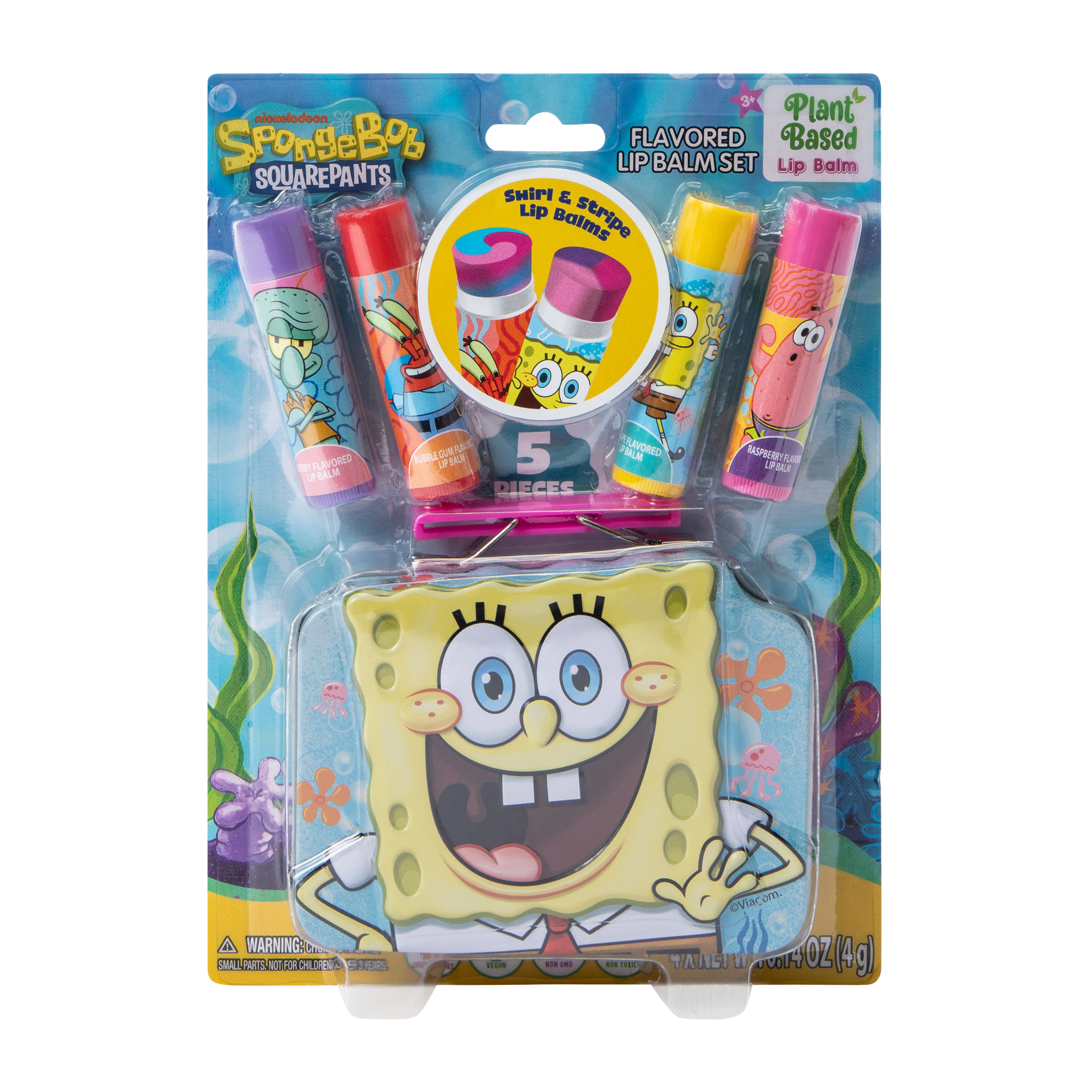 SpongeBob SquarePants™ Flavored Lip Balm Set 5-Pack