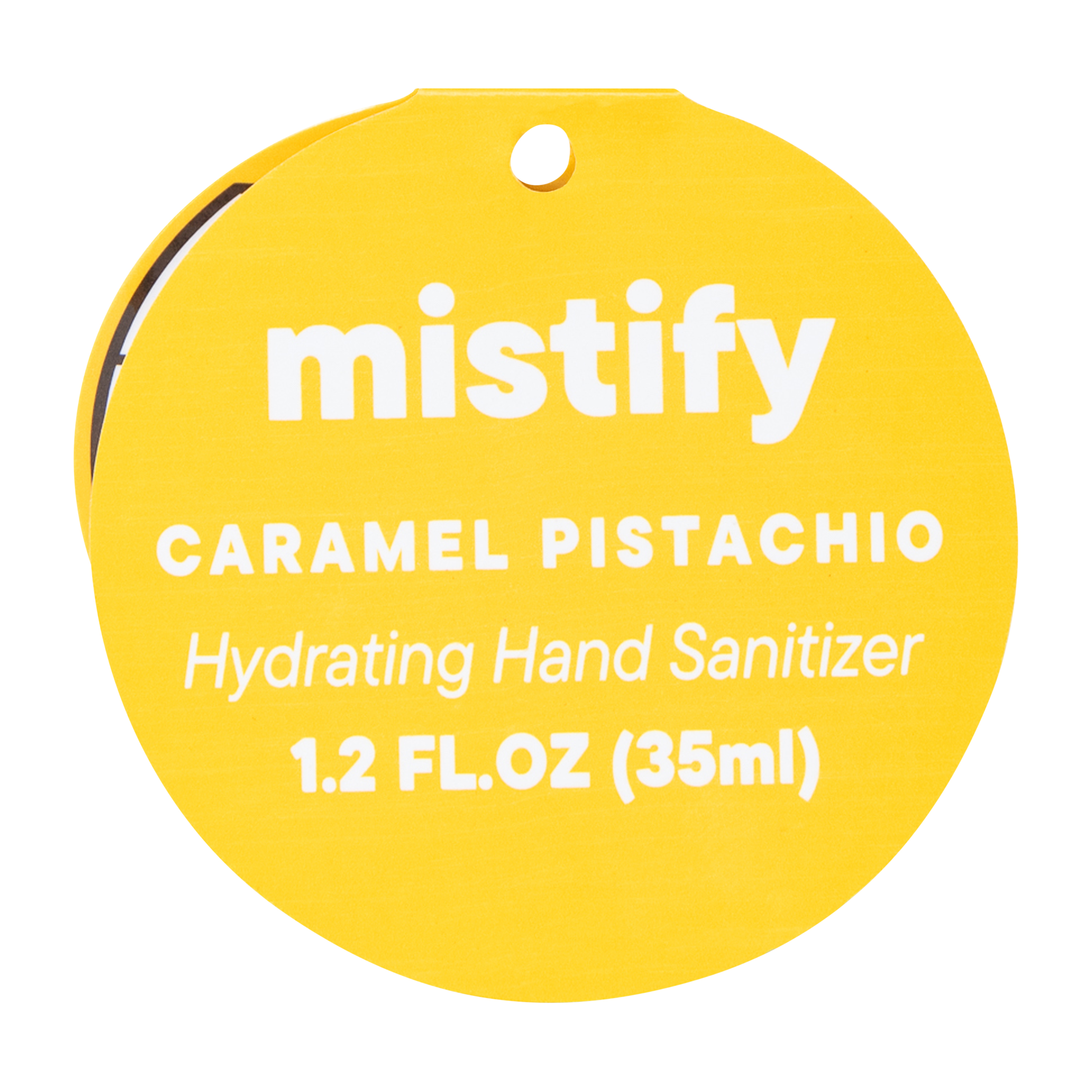 Mistify Caramel Pistachio Hydrating Hand Sanitizer 1.2oz