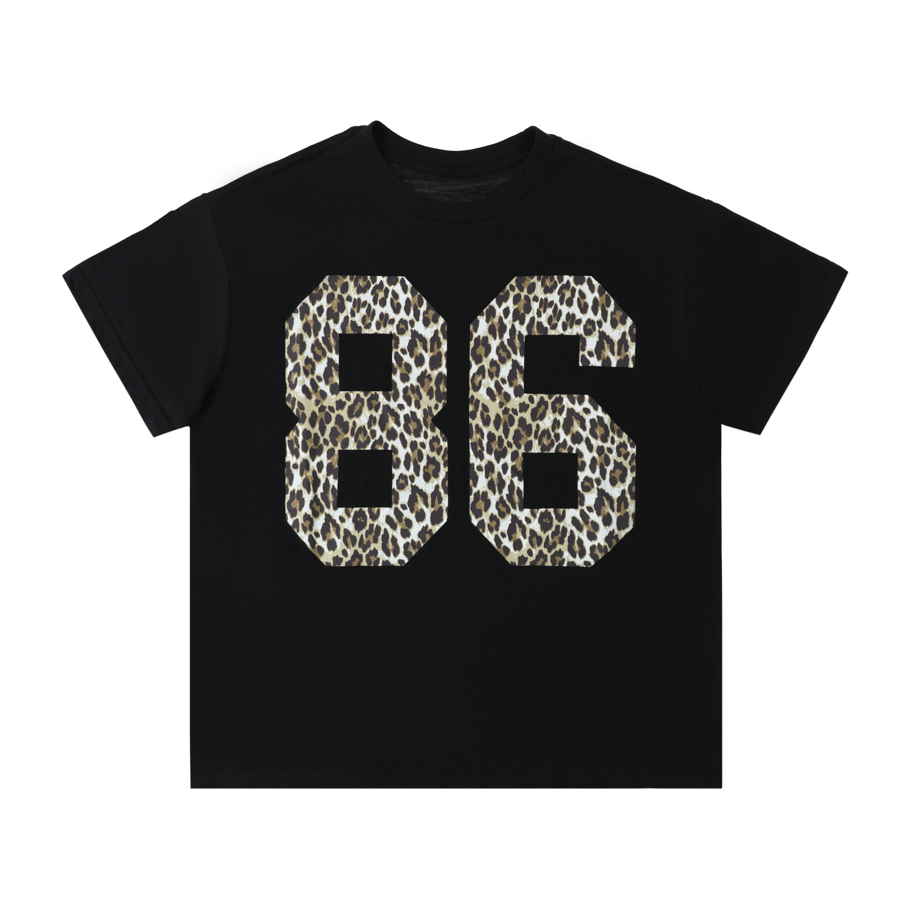 86 Leopard Print Graphic Tee