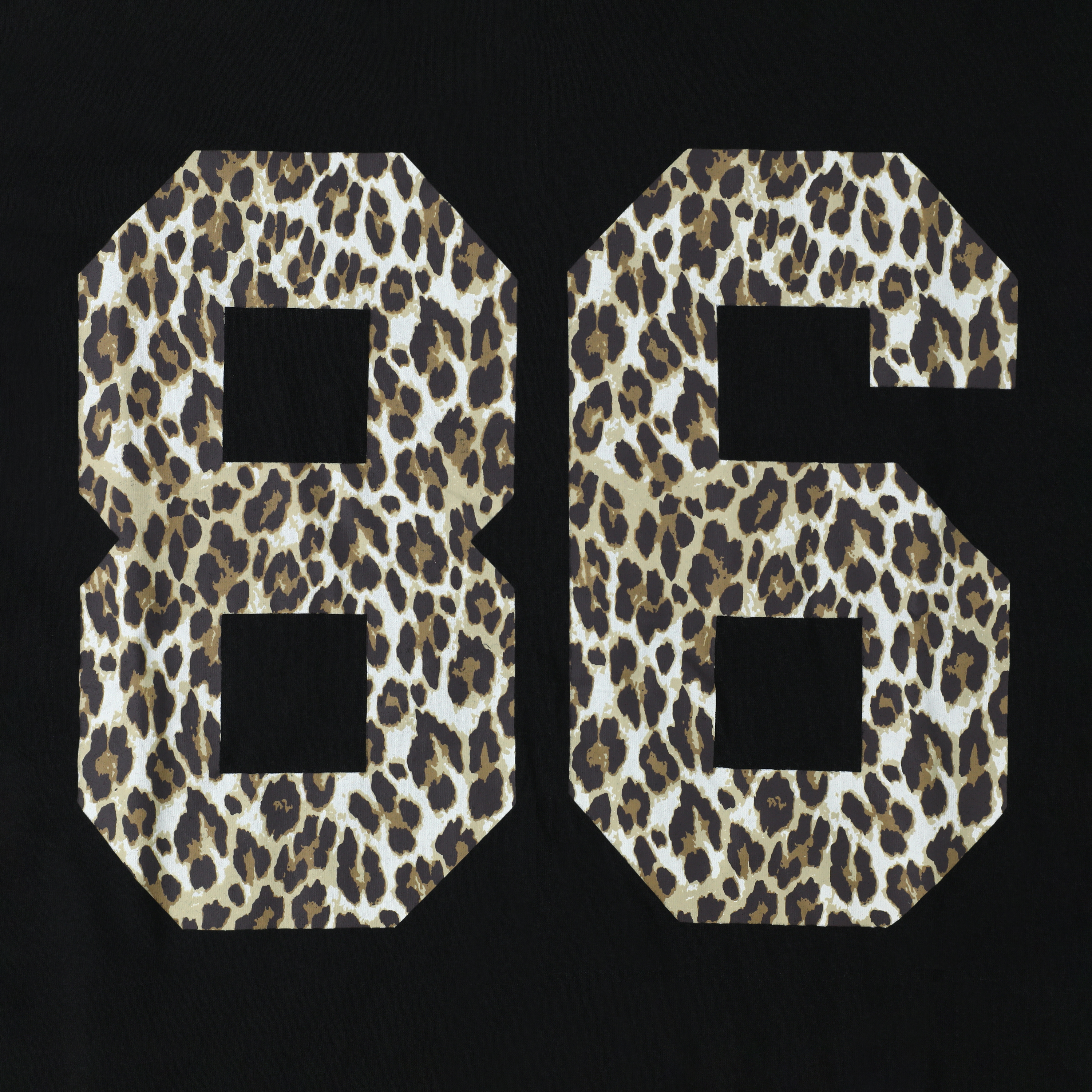 86 Leopard Print Graphic Tee
