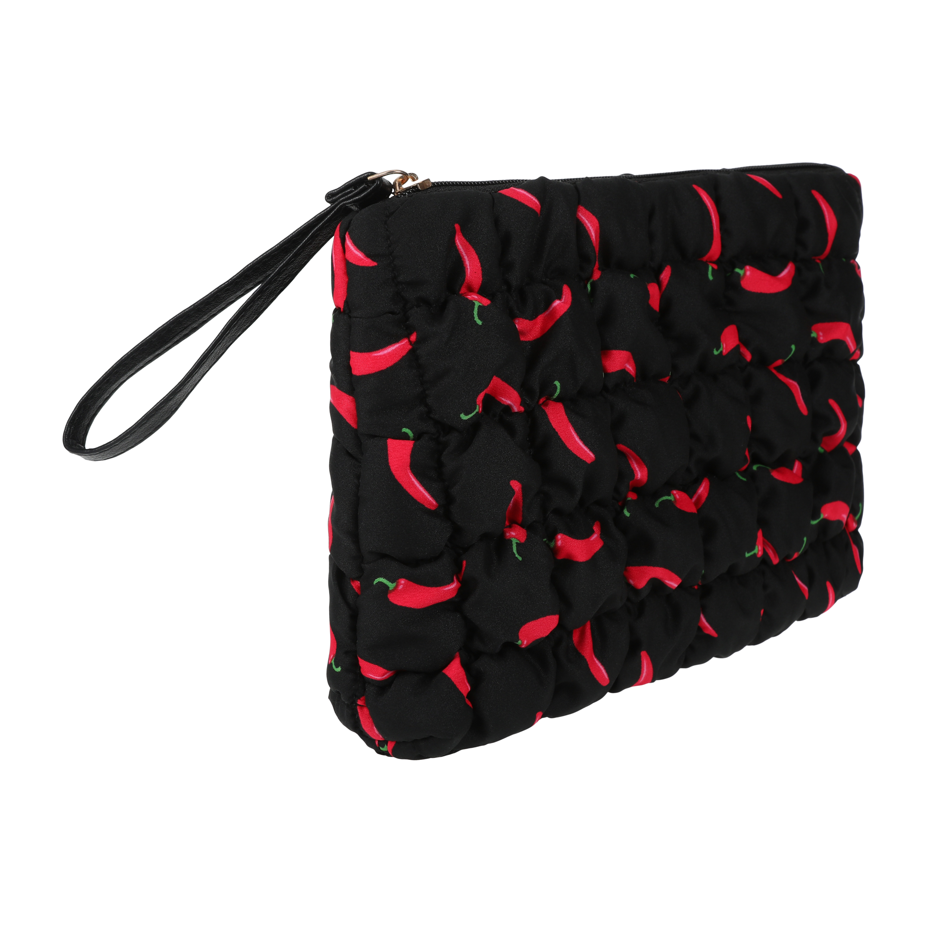 Quilted Wristlet Bag