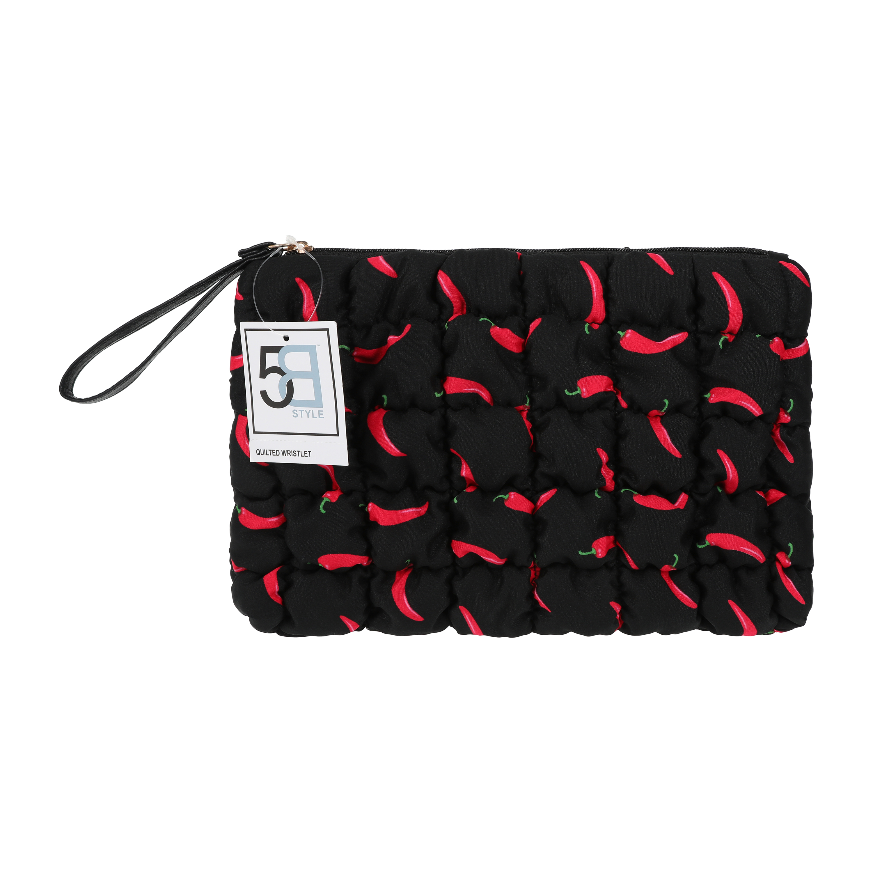 Quilted Wristlet Bag