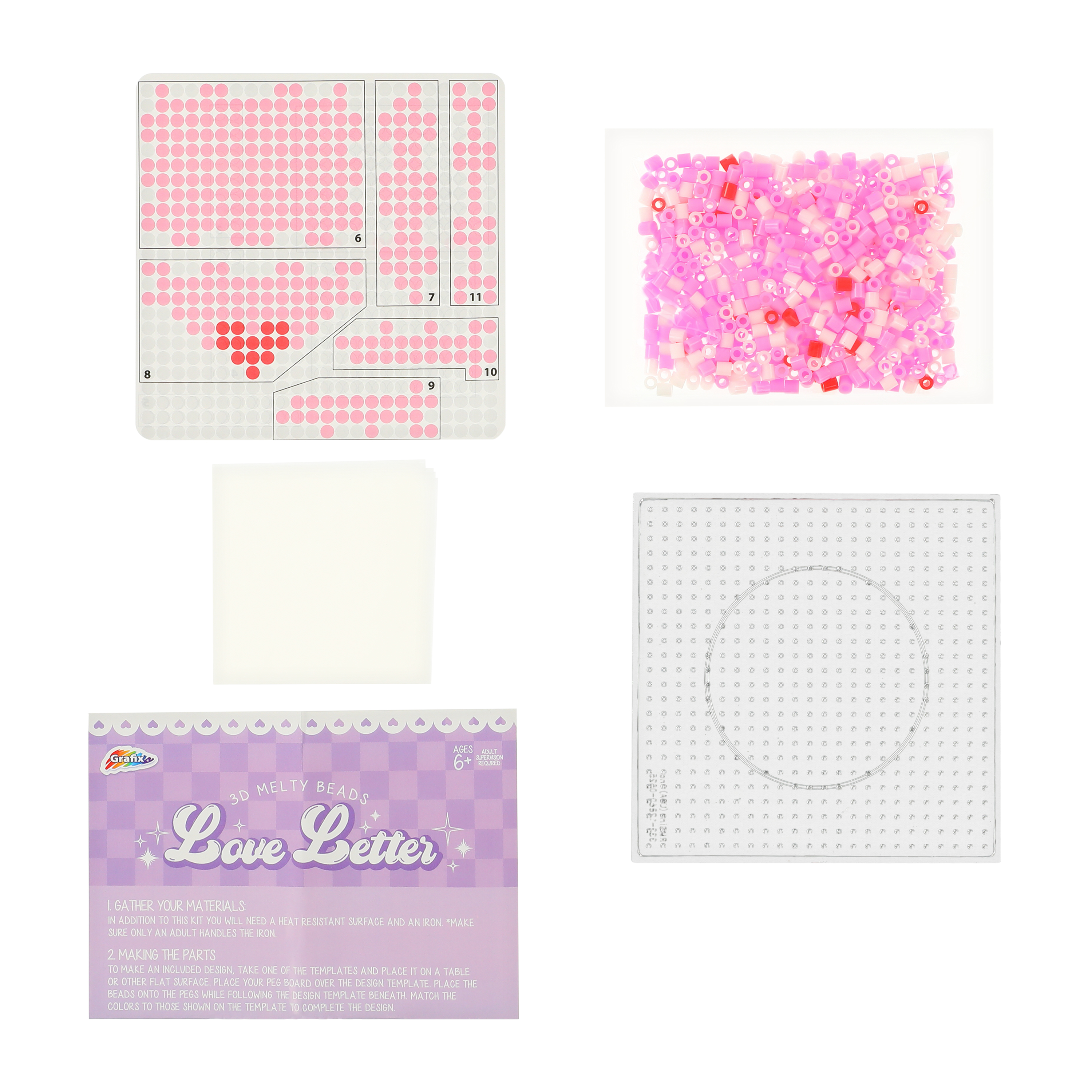 Valentine's 3D Melty Beads Set