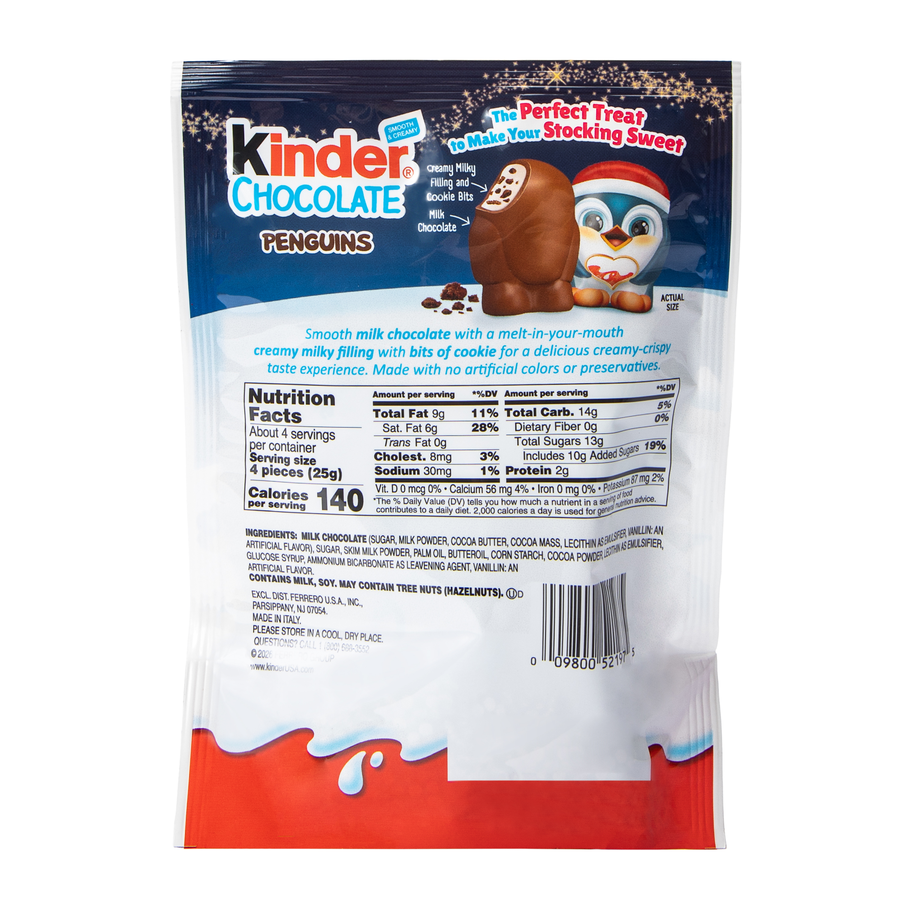 Christmas Kinder® Chocolate Penguins 4.3oz