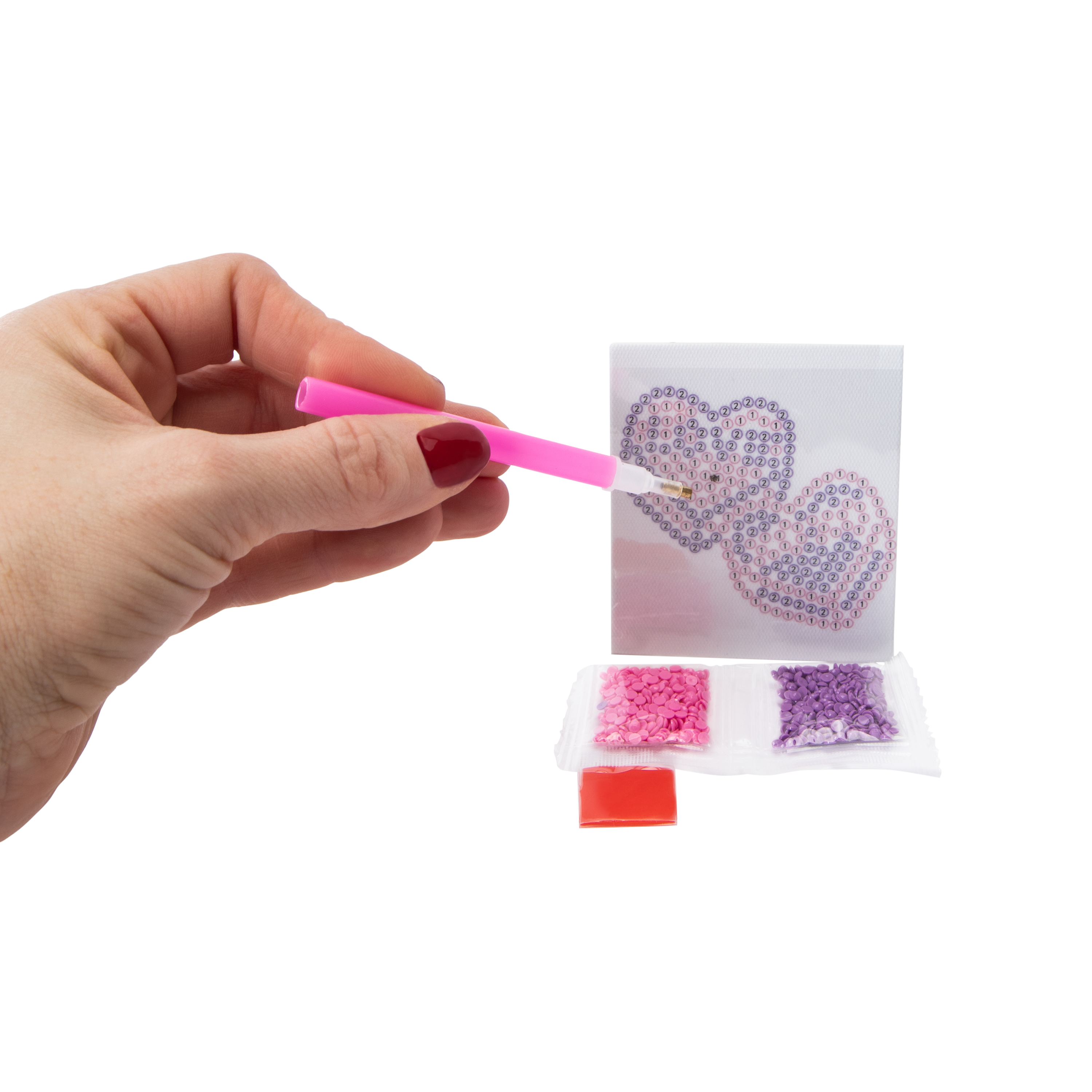 Valentine's Canvas Diamond Art Set