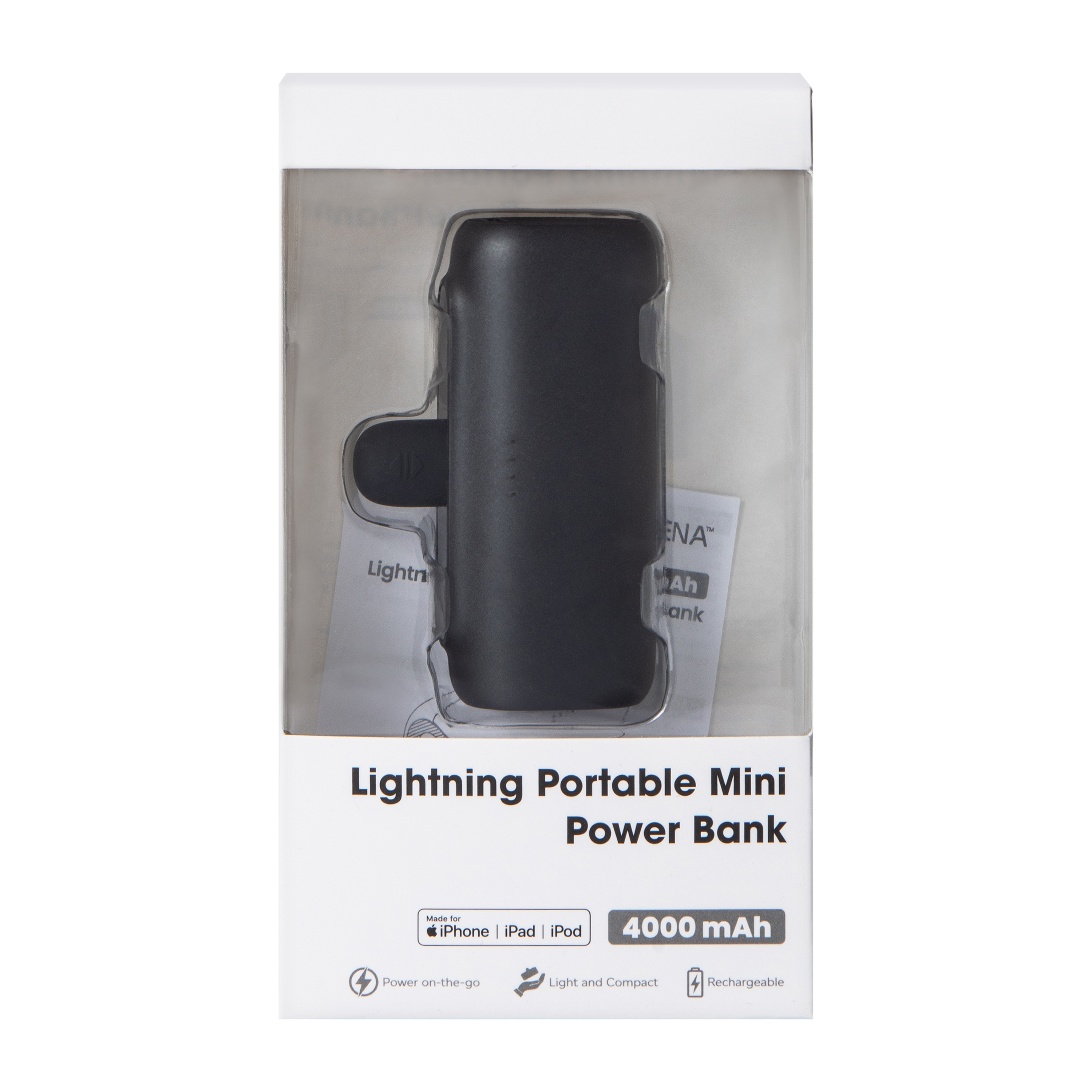 Lightning Portable Mini Power Bank 4000mAh