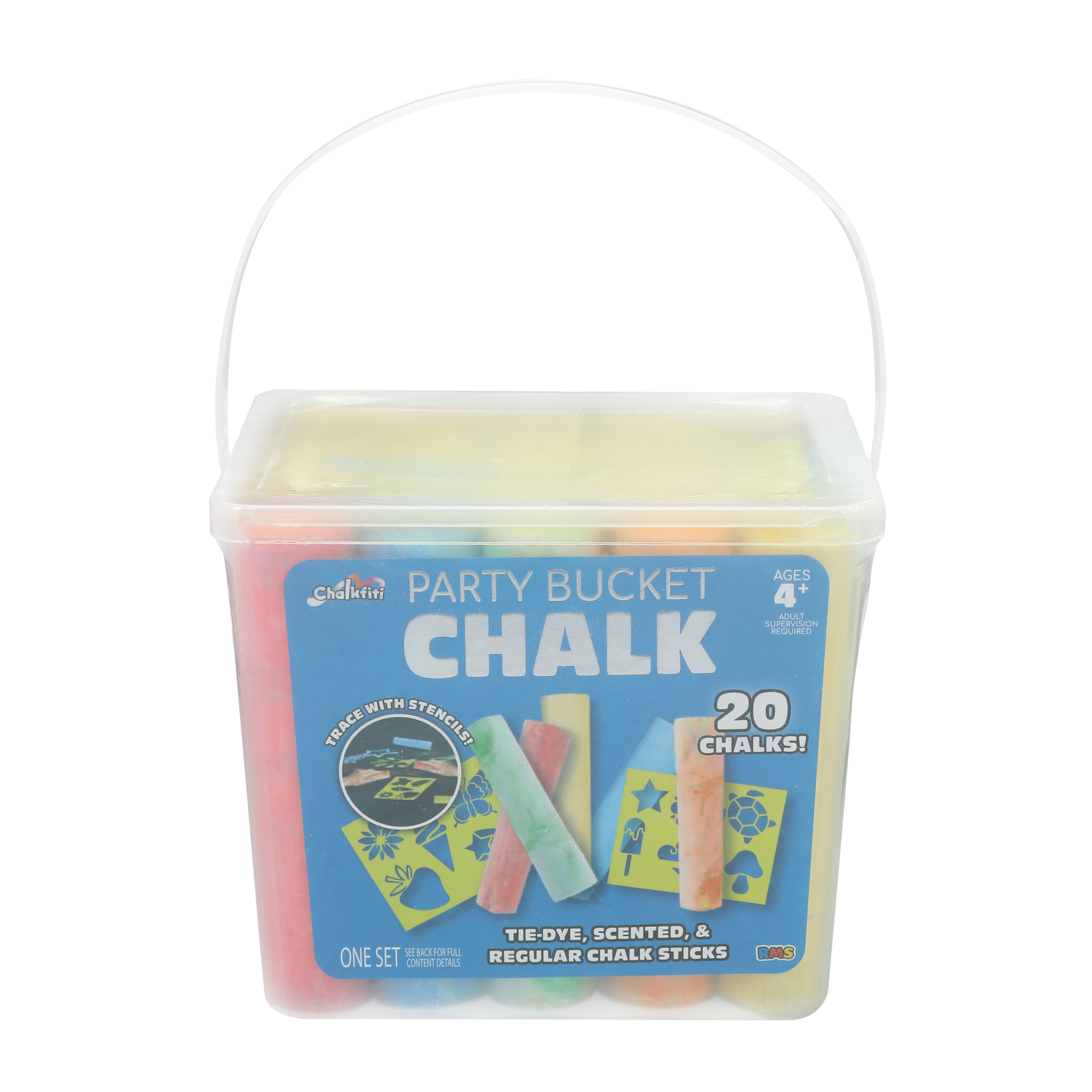 Chalkfiti Party Bucket Chalk Set