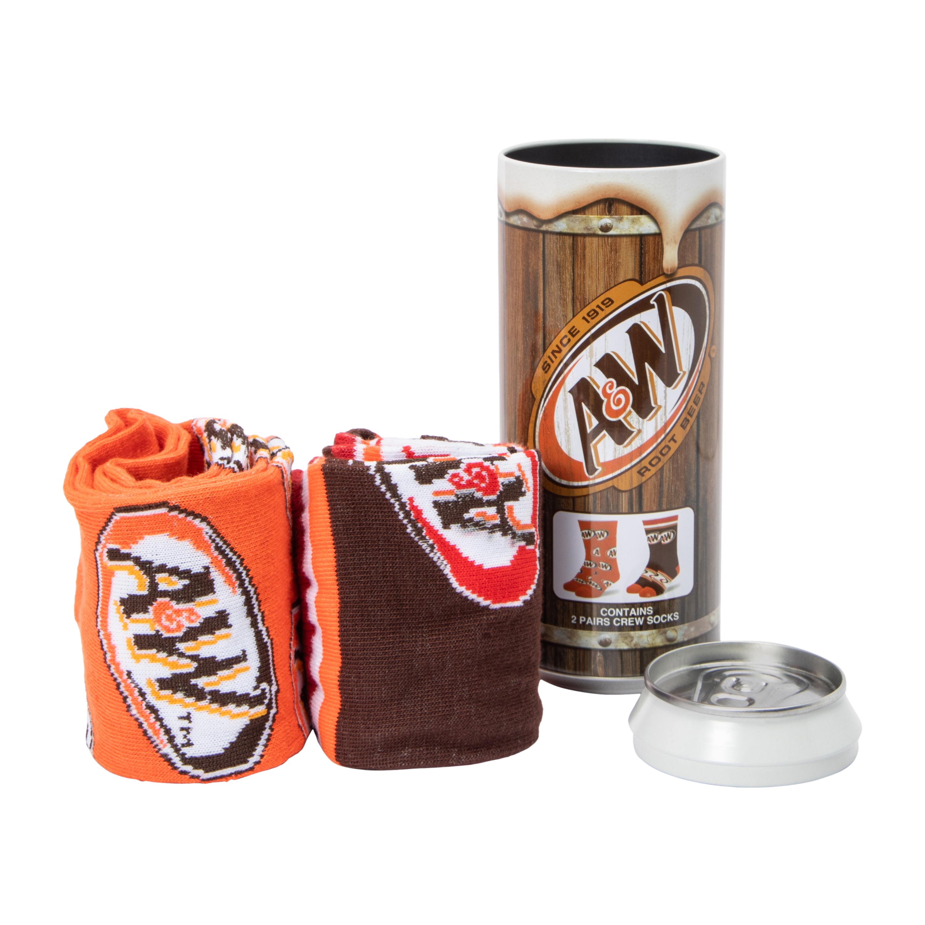 Young Mens Soda Branded Crew Socks 2-Pairs