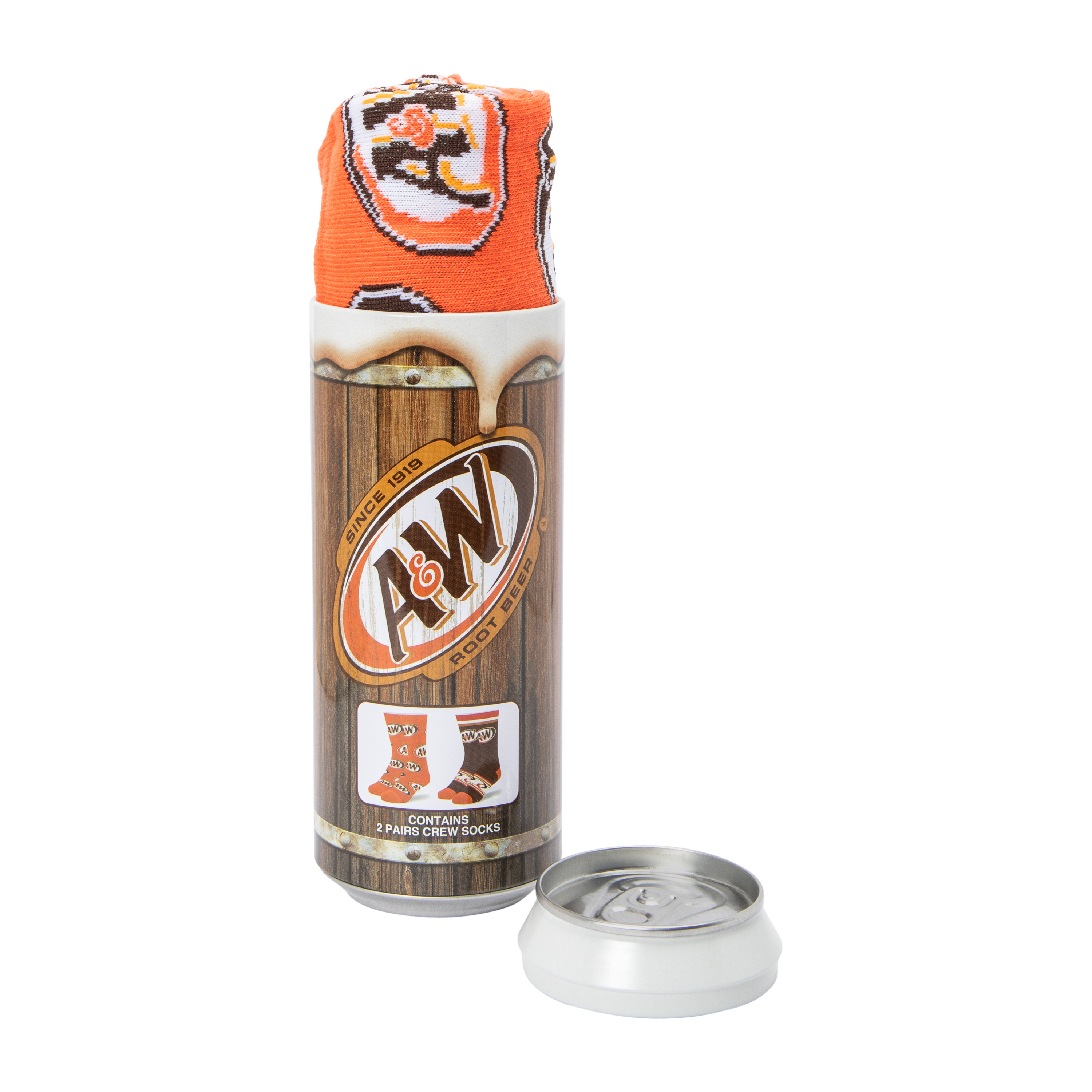 Young Mens Soda Branded Crew Socks 2-Pairs