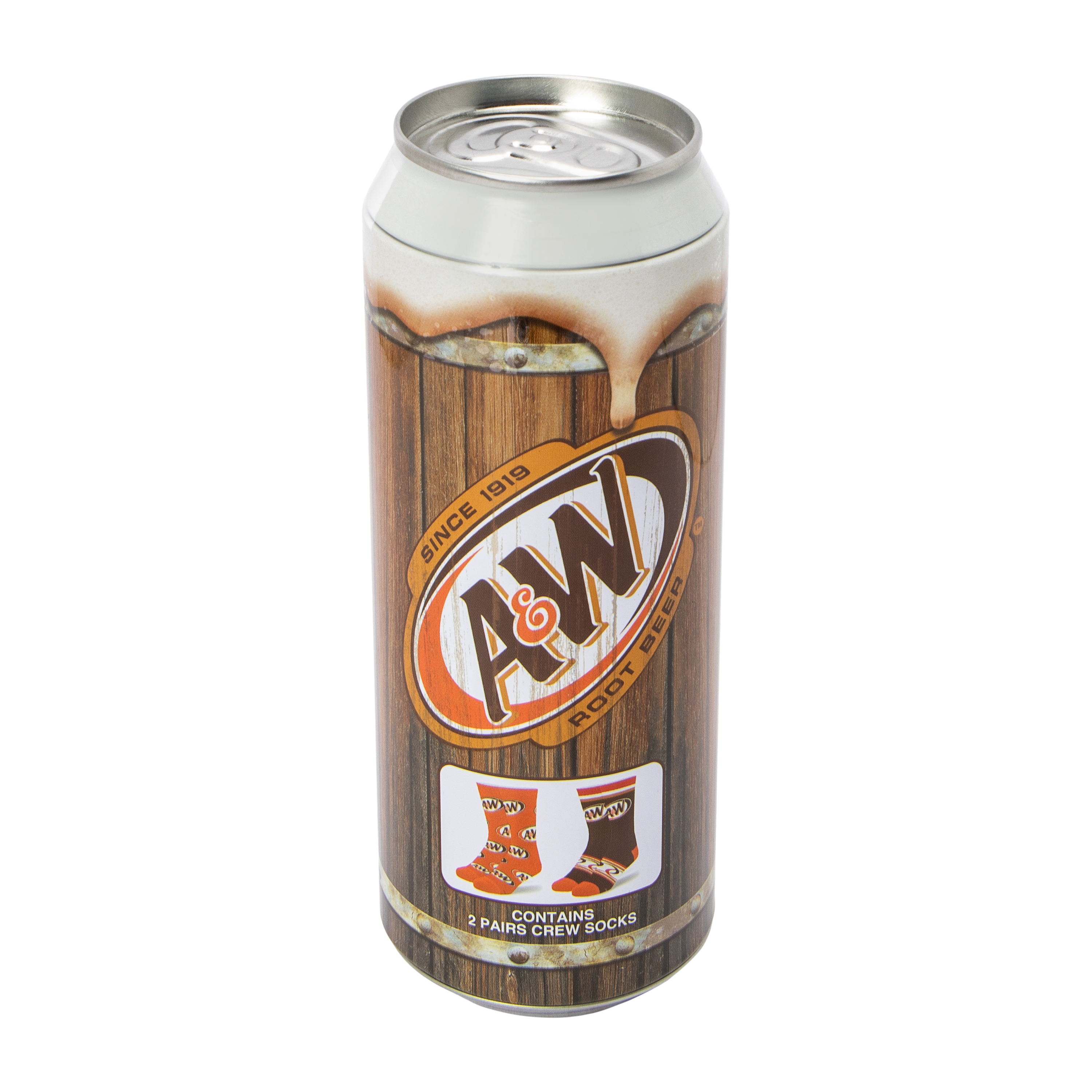 Young Mens Soda Branded Crew Socks 2-Pairs