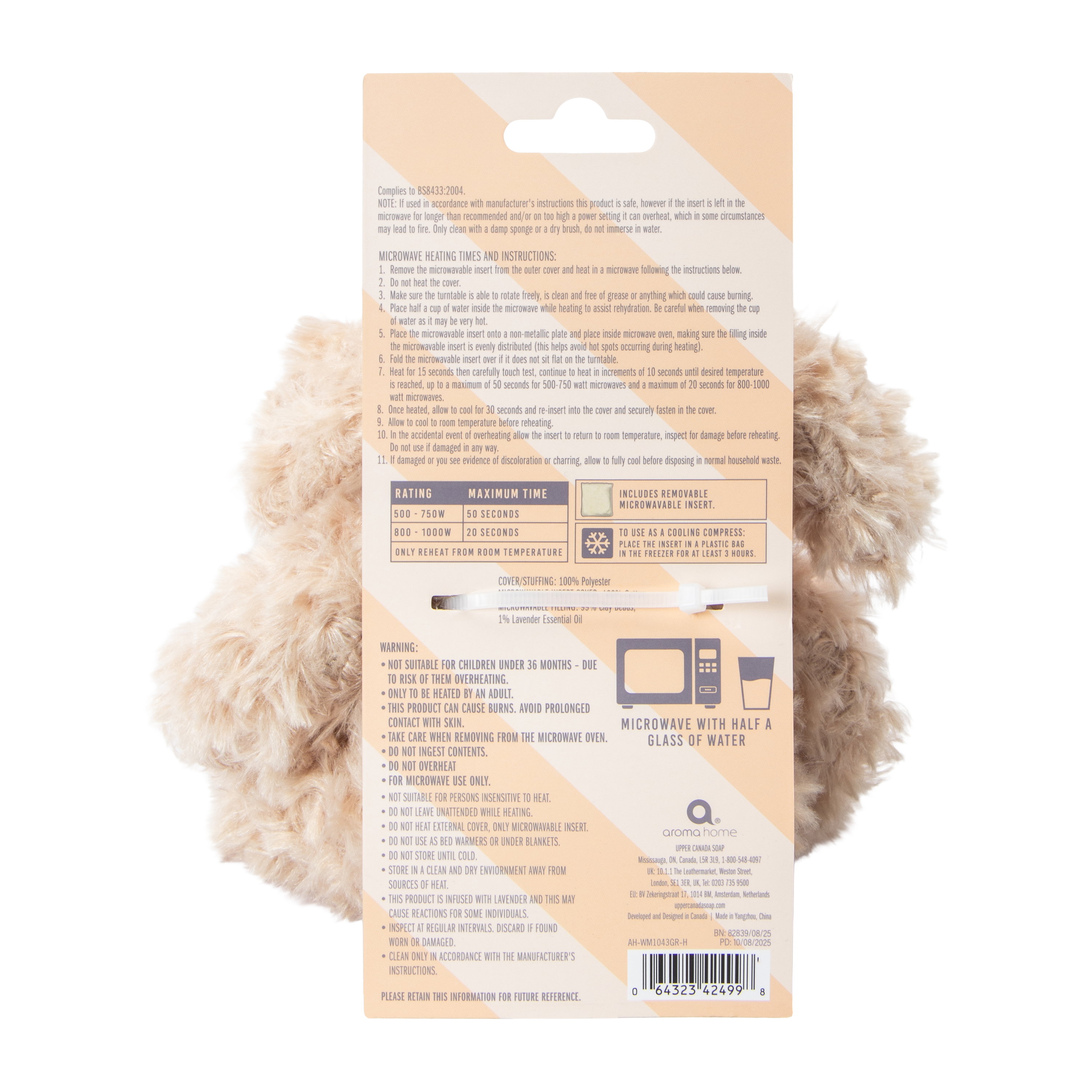 Animal Heatable Plush Toy