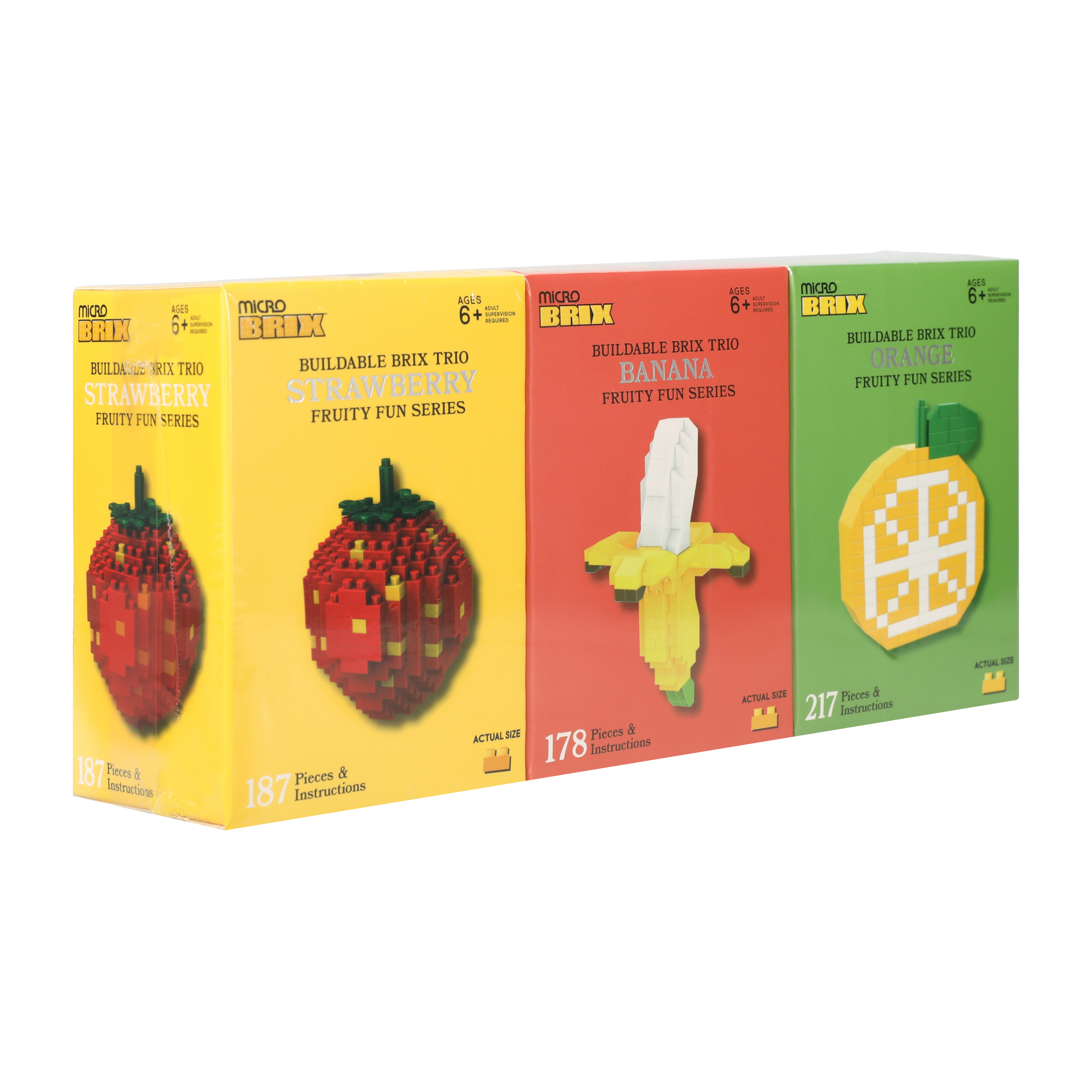 Micro Brix™ Buildable Brix Trio Series