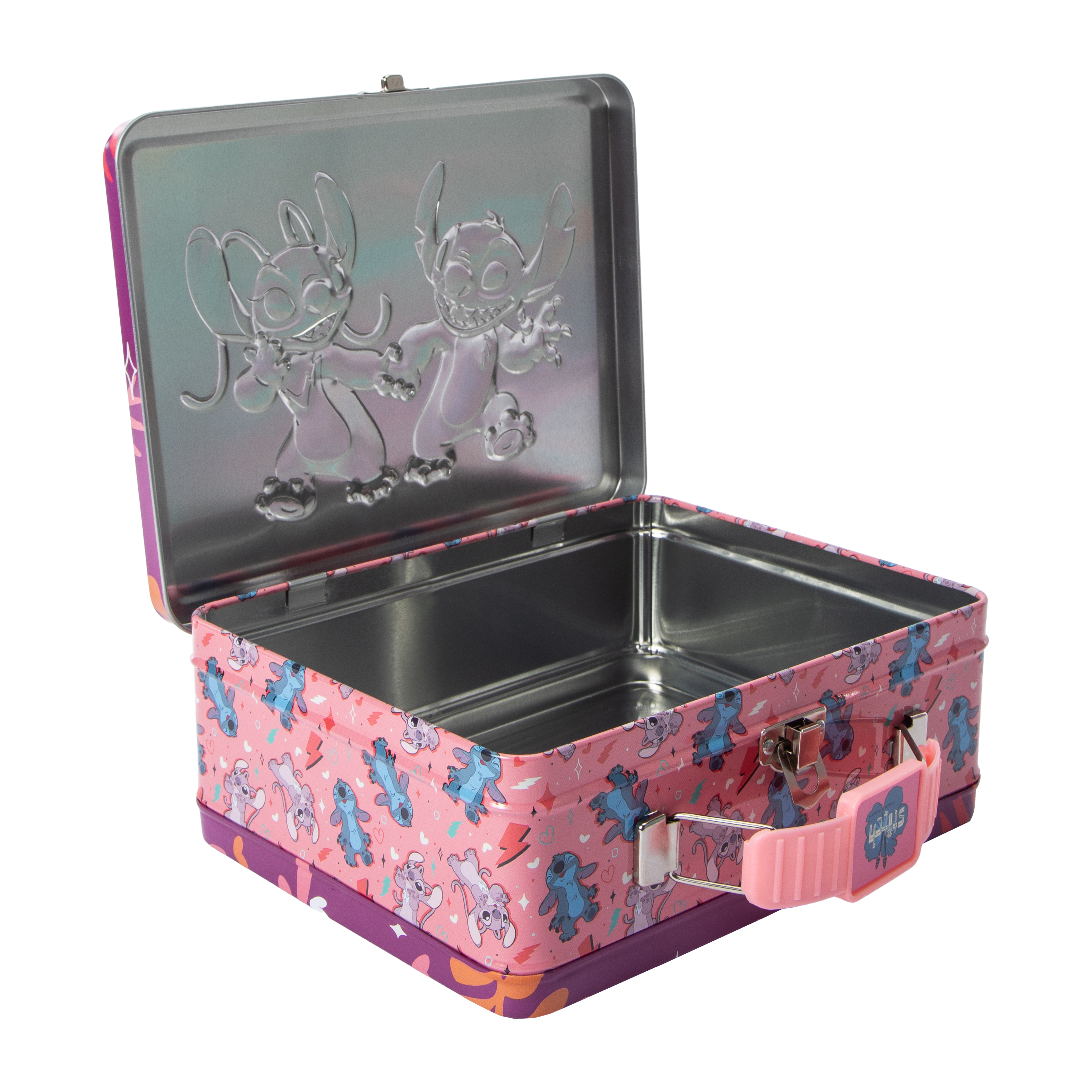 Disney Stitch Angel & Stitch Tin Lunch Box (Styles May Vary)