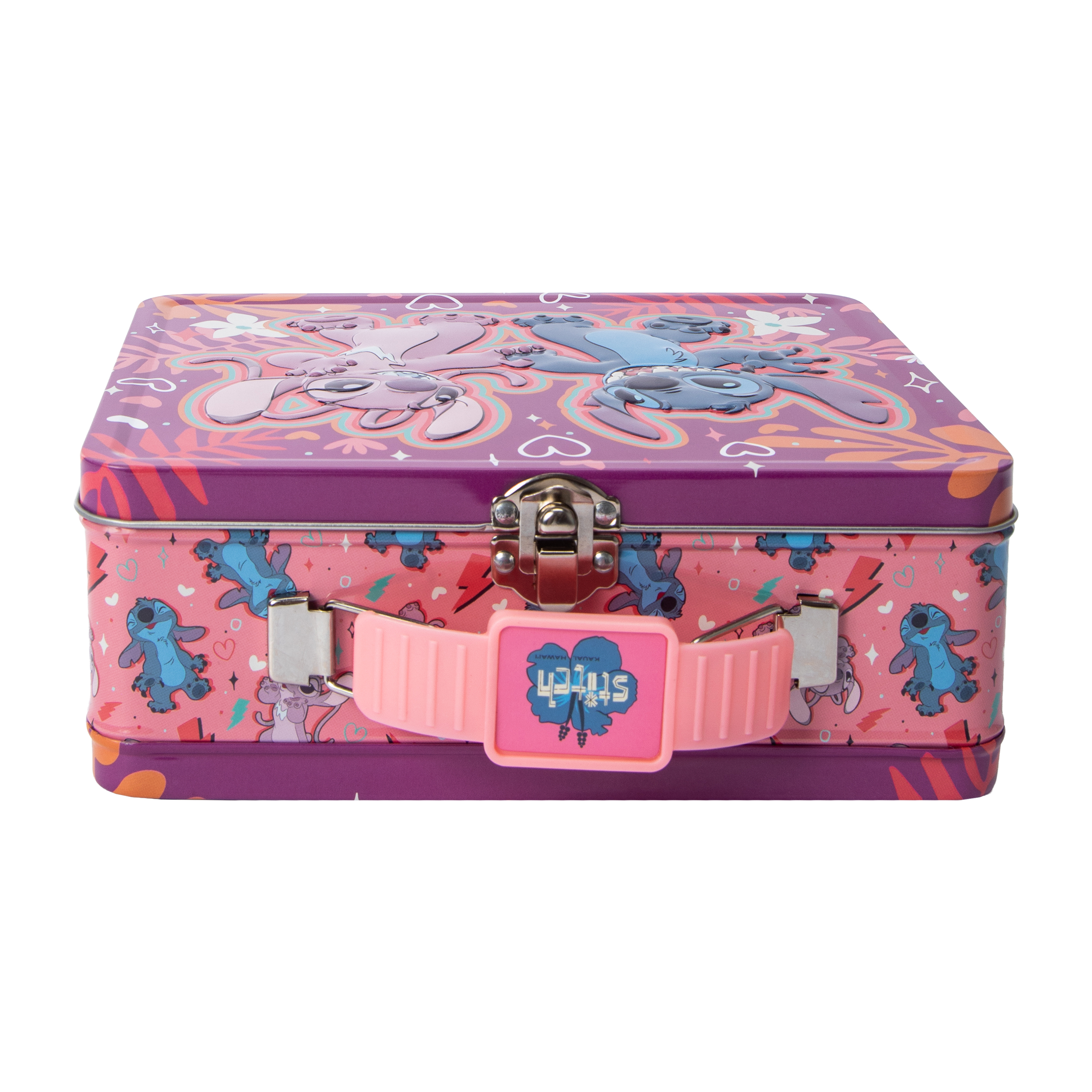 Disney Stitch Angel & Stitch Tin Lunch Box (Styles May Vary)