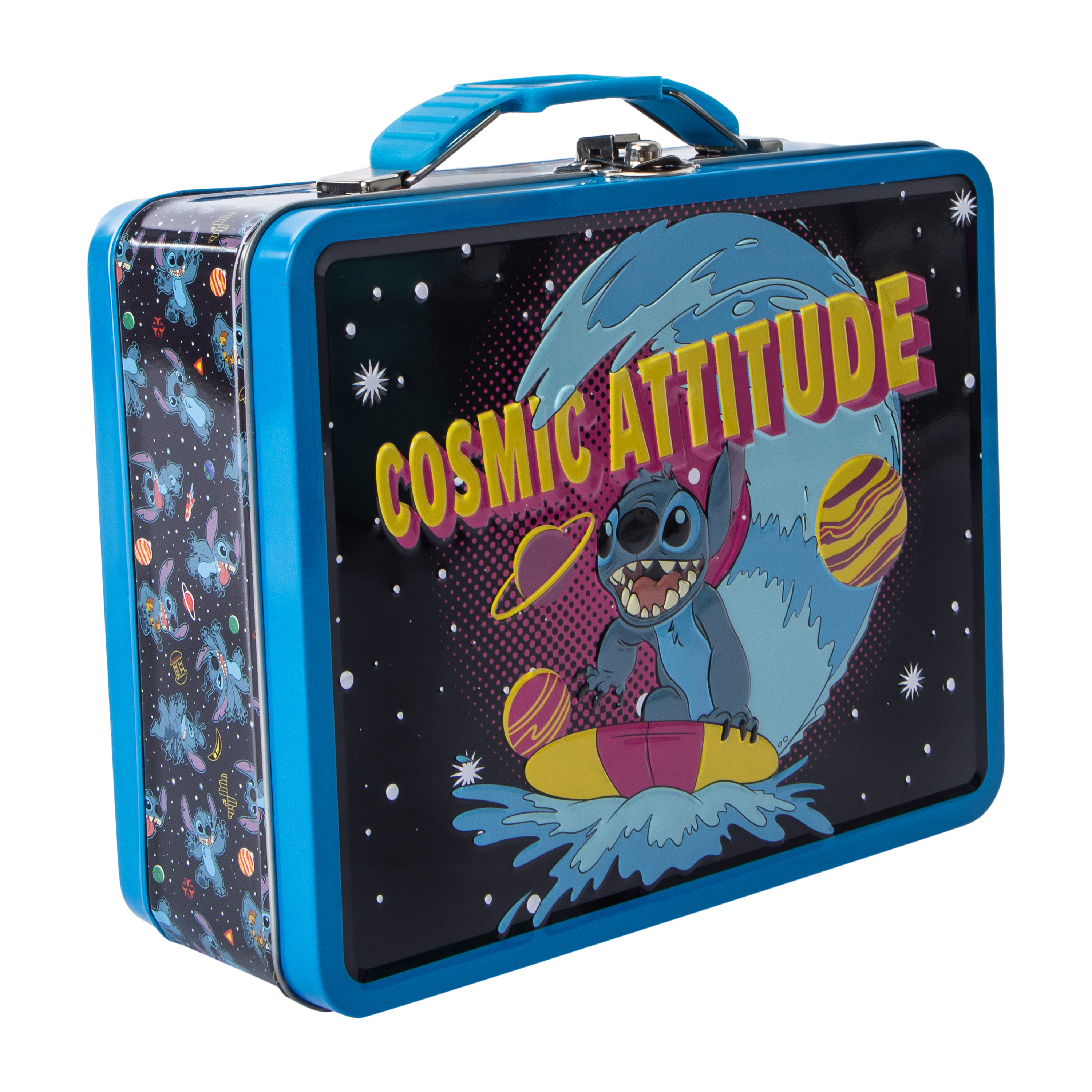 Disney Stitch Cosmic Attitude Tin Lunch Box (Styles May Vary)