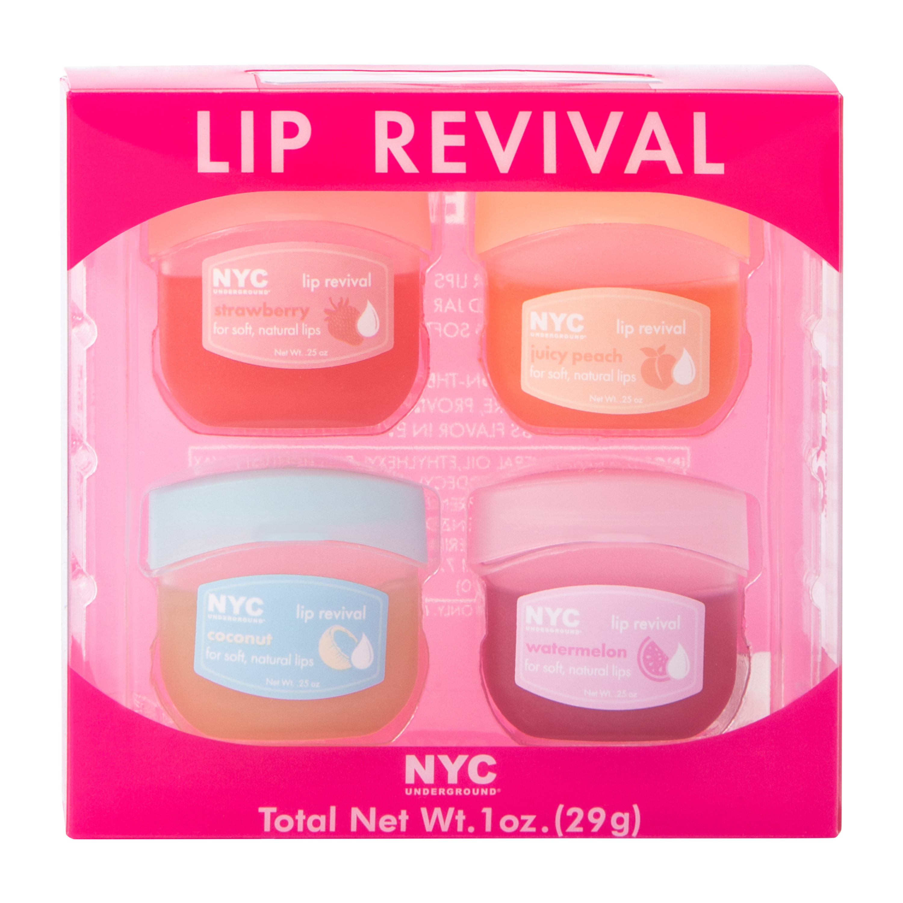 NYC Underground® Lip Revival 4-Pack