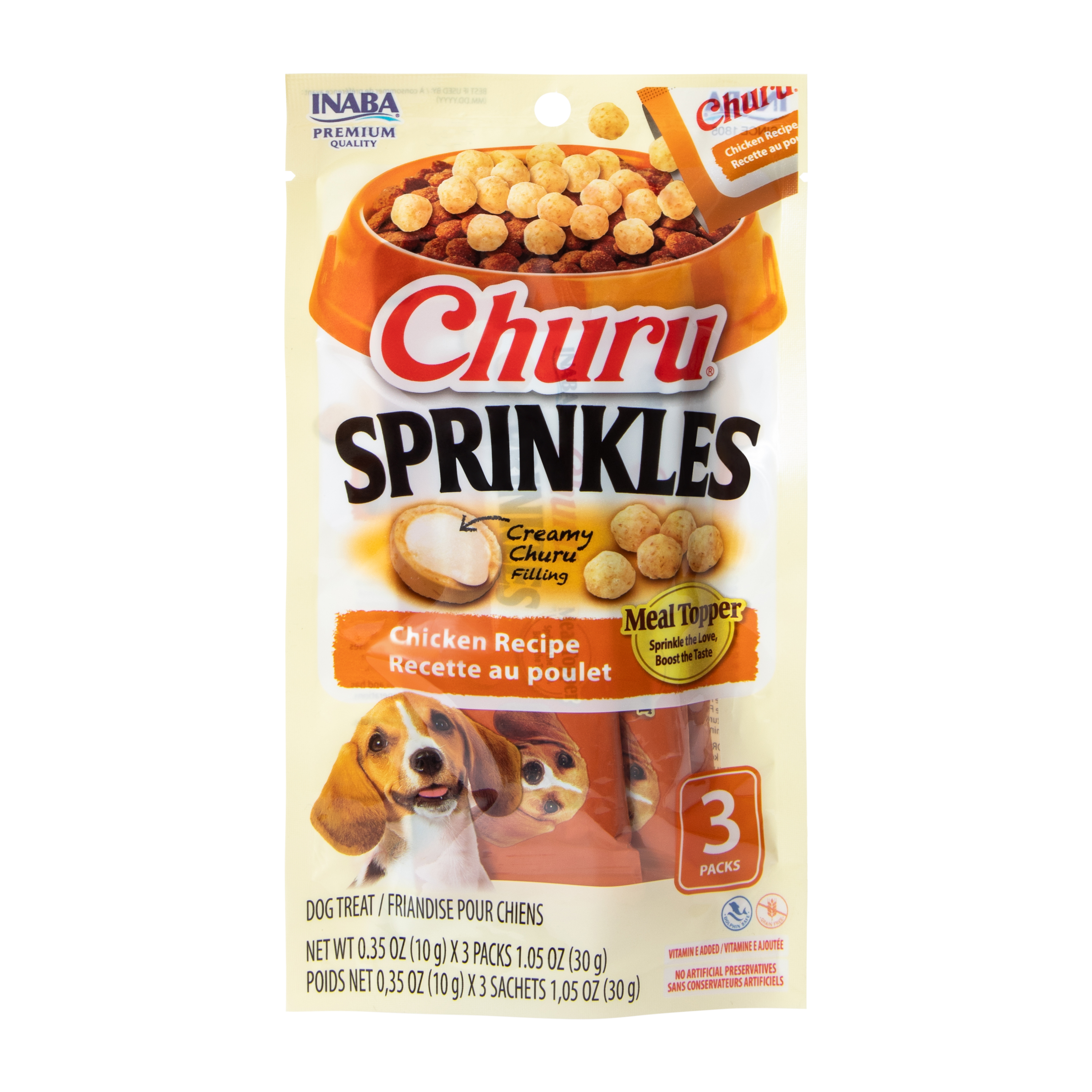 Churu® Sprinkles Chicken Recipe Dog Treat 3-Pack