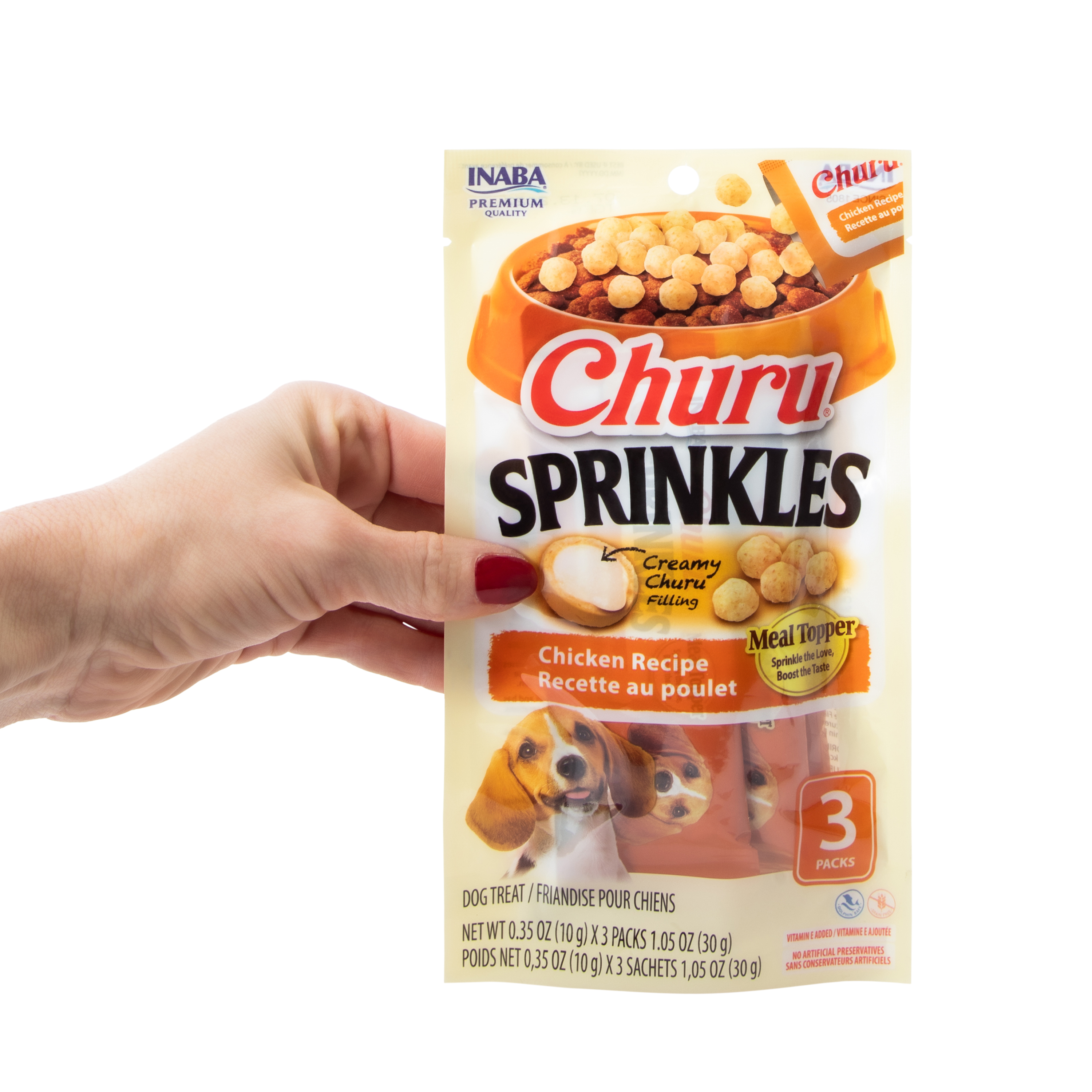Churu® Sprinkles Chicken Recipe Dog Treat 3-Pack