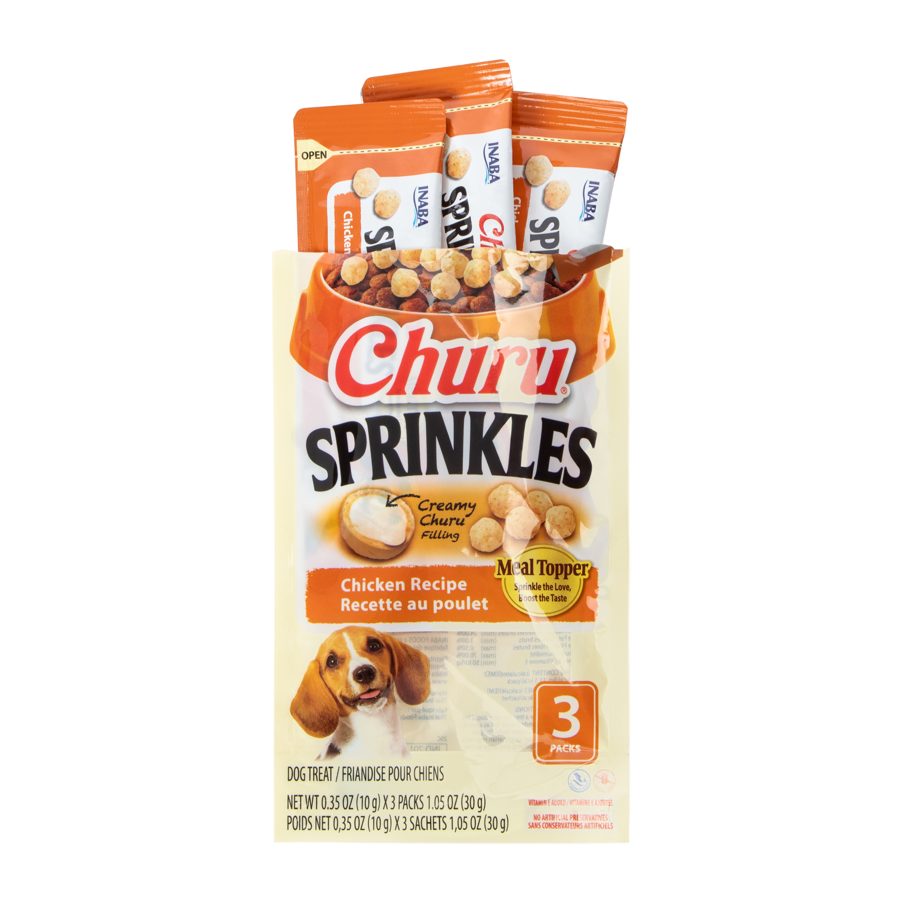 Churu® Sprinkles Chicken Recipe Dog Treat 3-Pack