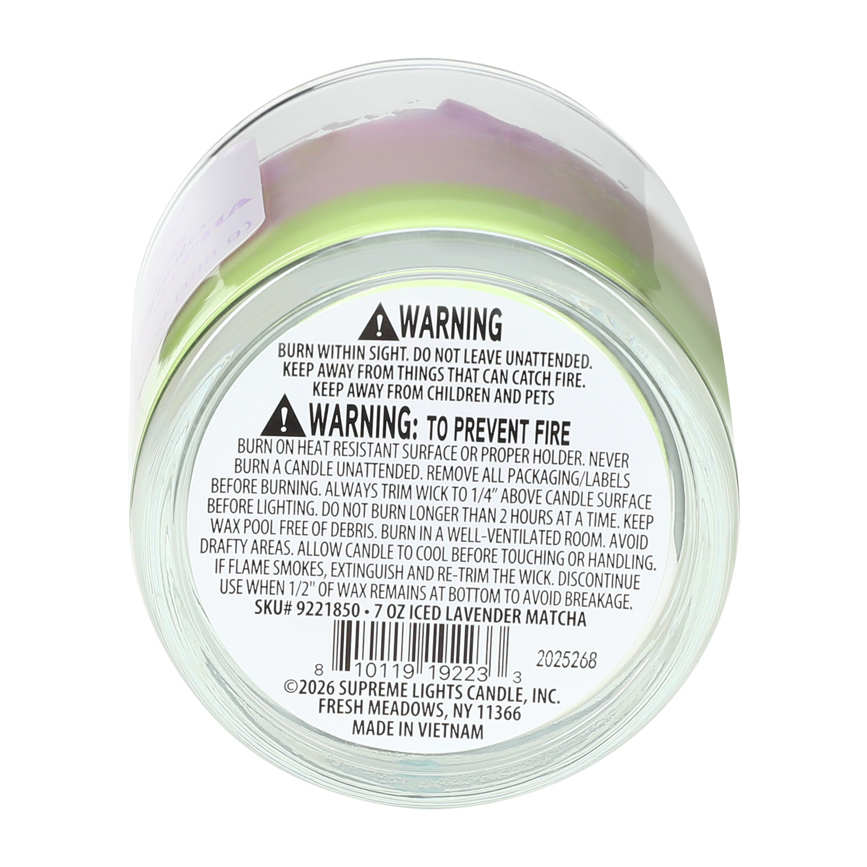 Iced Matcha Scented Candle 7oz