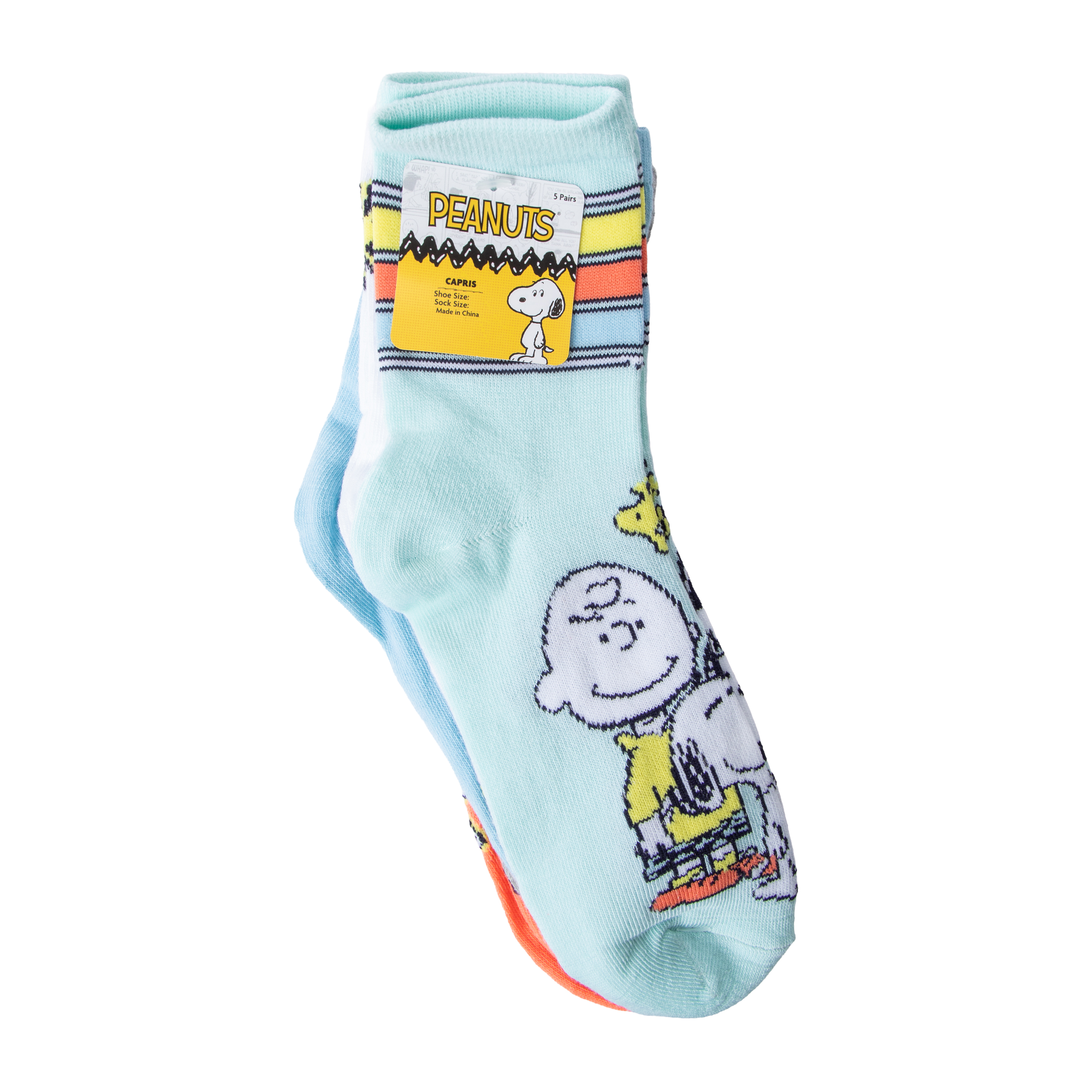 Peanuts® Capris Socks 5-Pairs