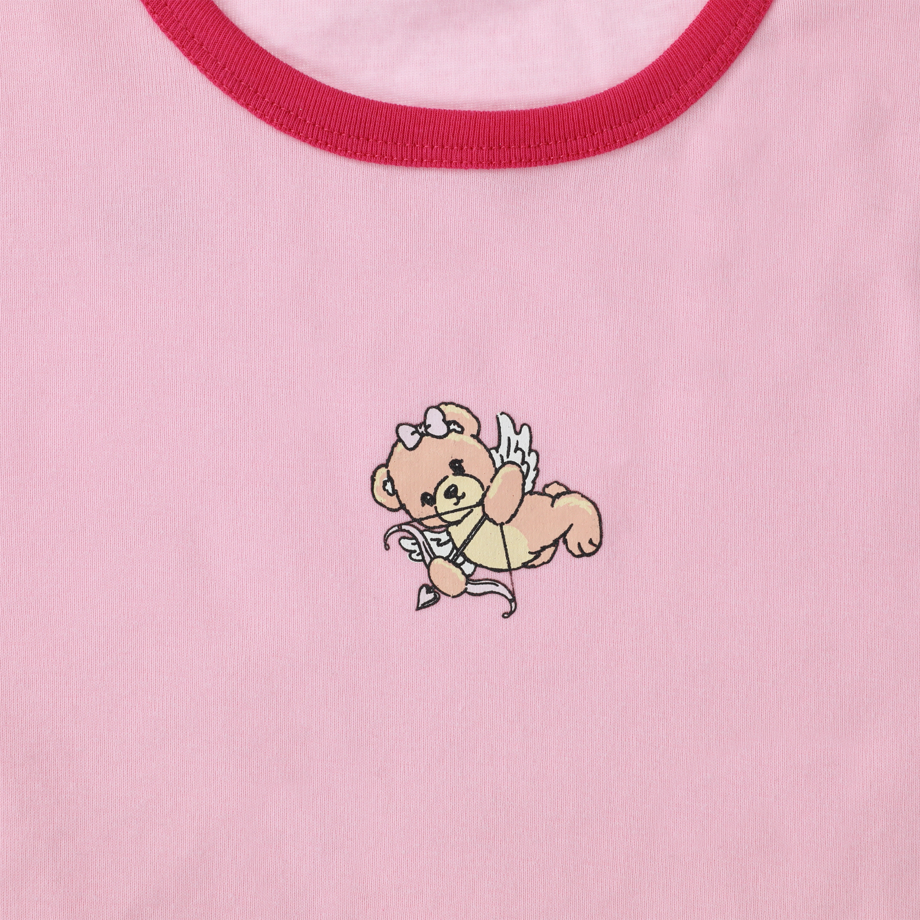 Juniors Cupid Bear Graphic Tee