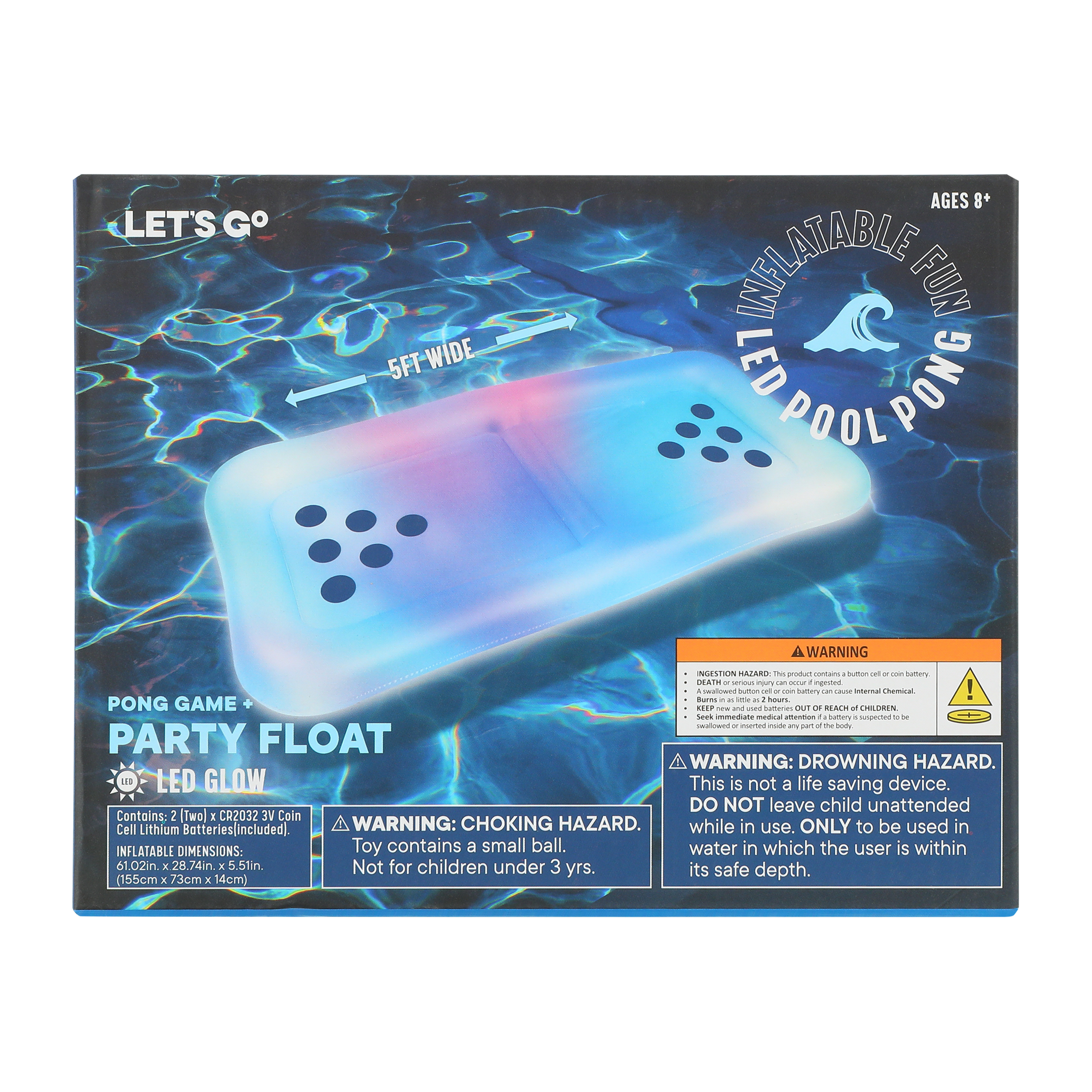 LED Pong Game + Party Float