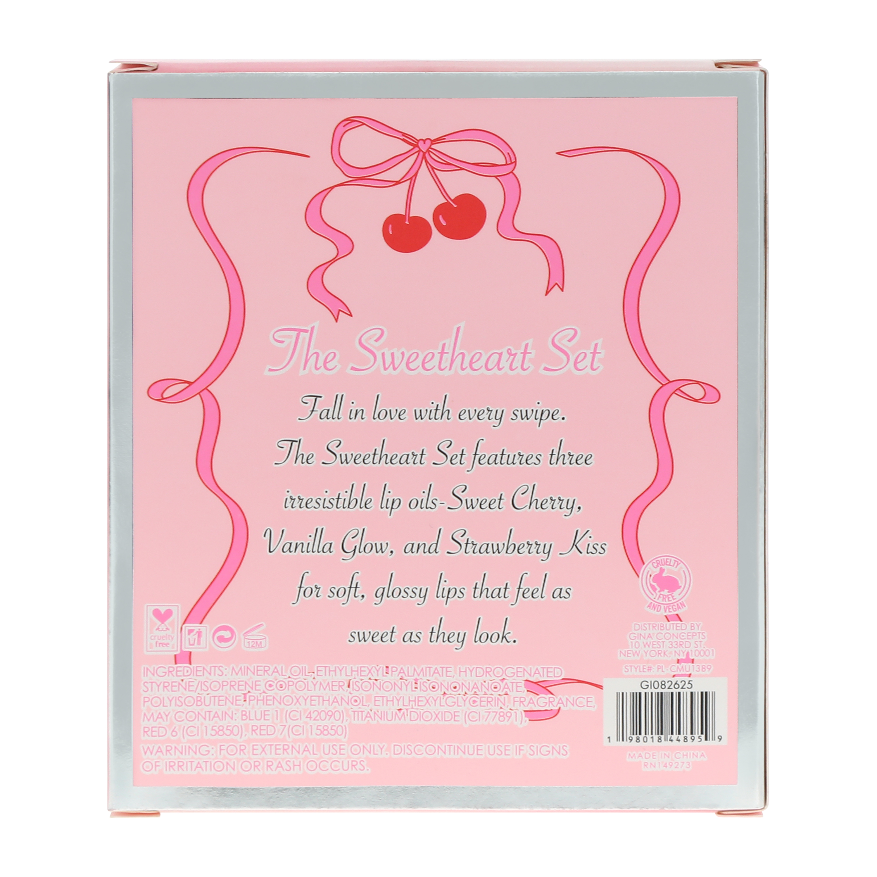 The Sweetheart Lip Oil Set 1.5oz