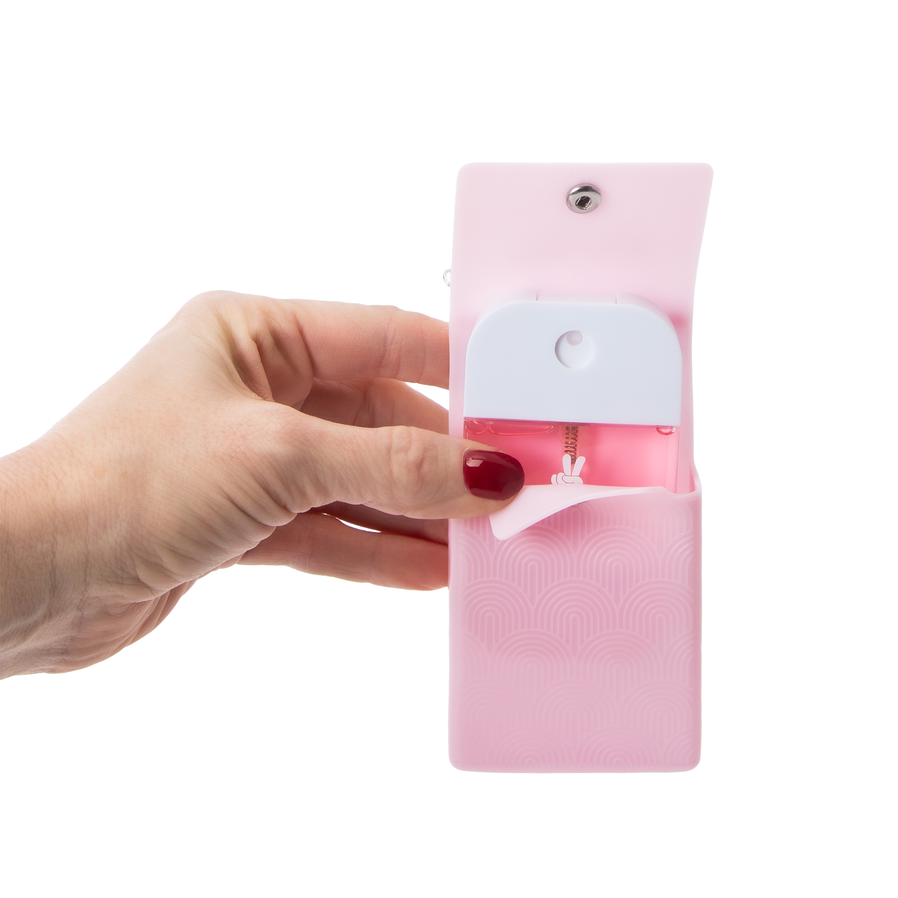 Fresh Feels Cotton Candy Hand Sanitizer Mist With Holder 1.18oz