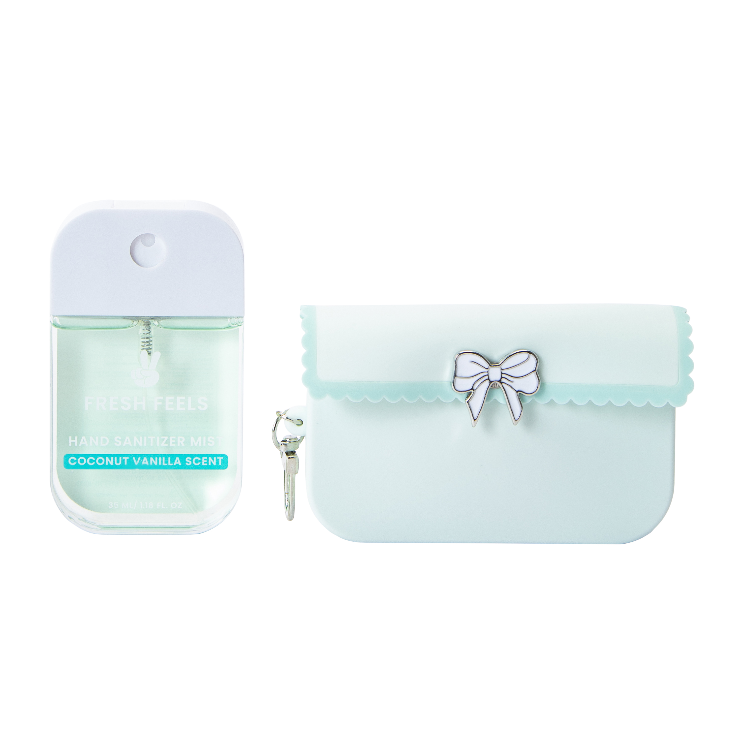 Fresh Feels Coconut Vanilla Hand Sanitizer Mist With Holder 1.18oz