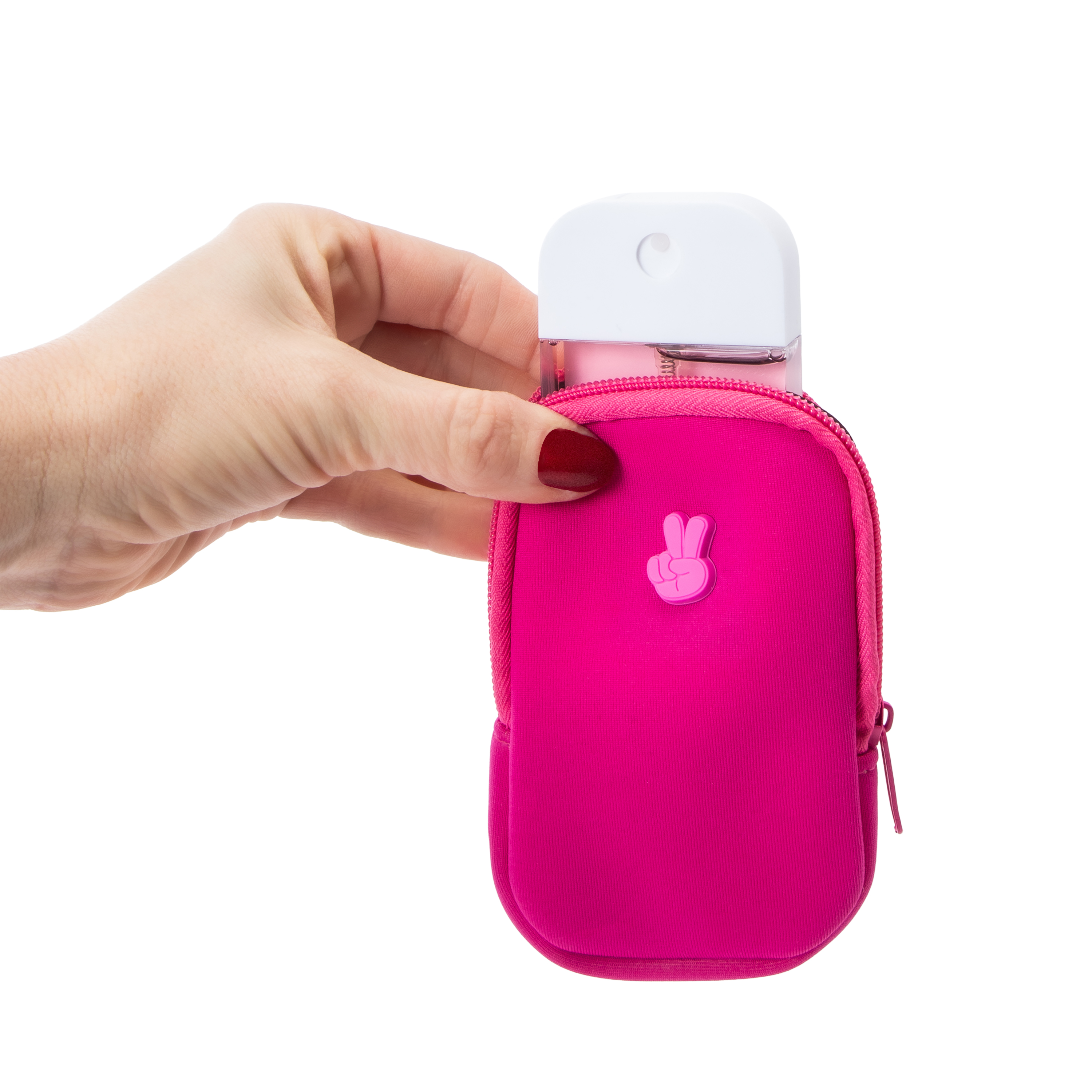 Fresh Feels Strawberry Scent Hand Sanitizer Mist With Holder 1.18oz