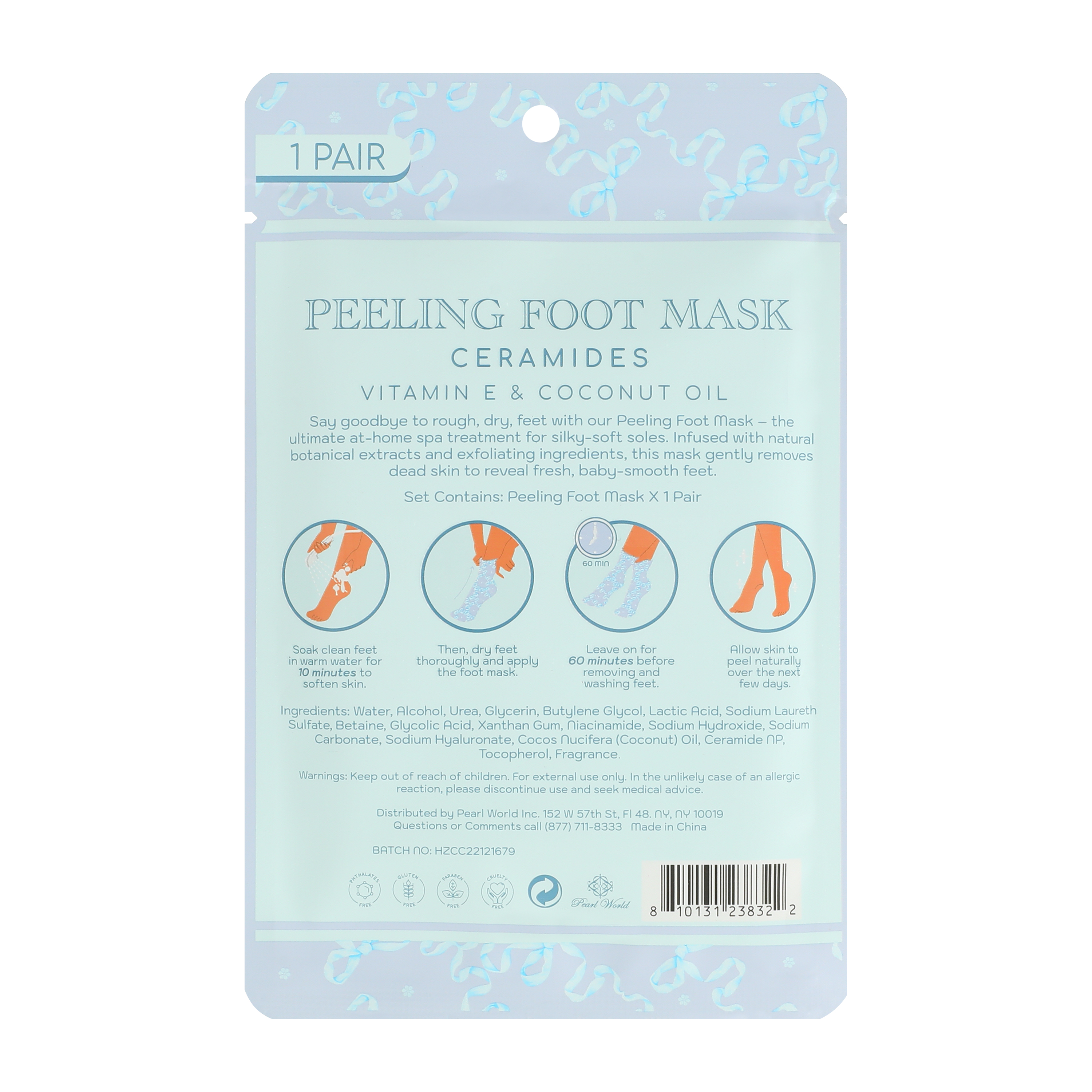 Peeling Foot Mask 1-Pair