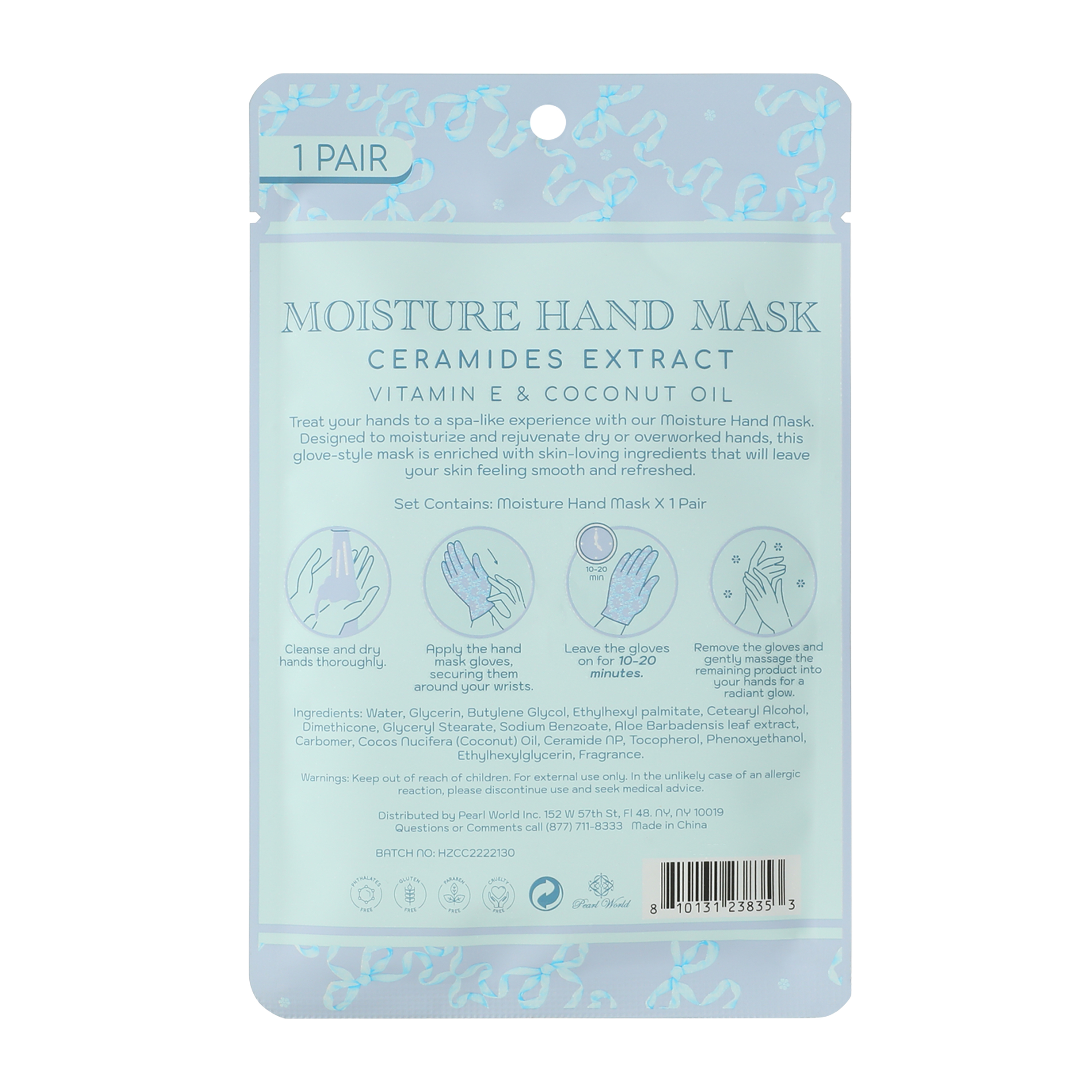 Moisture Hand Mask 1-Pair