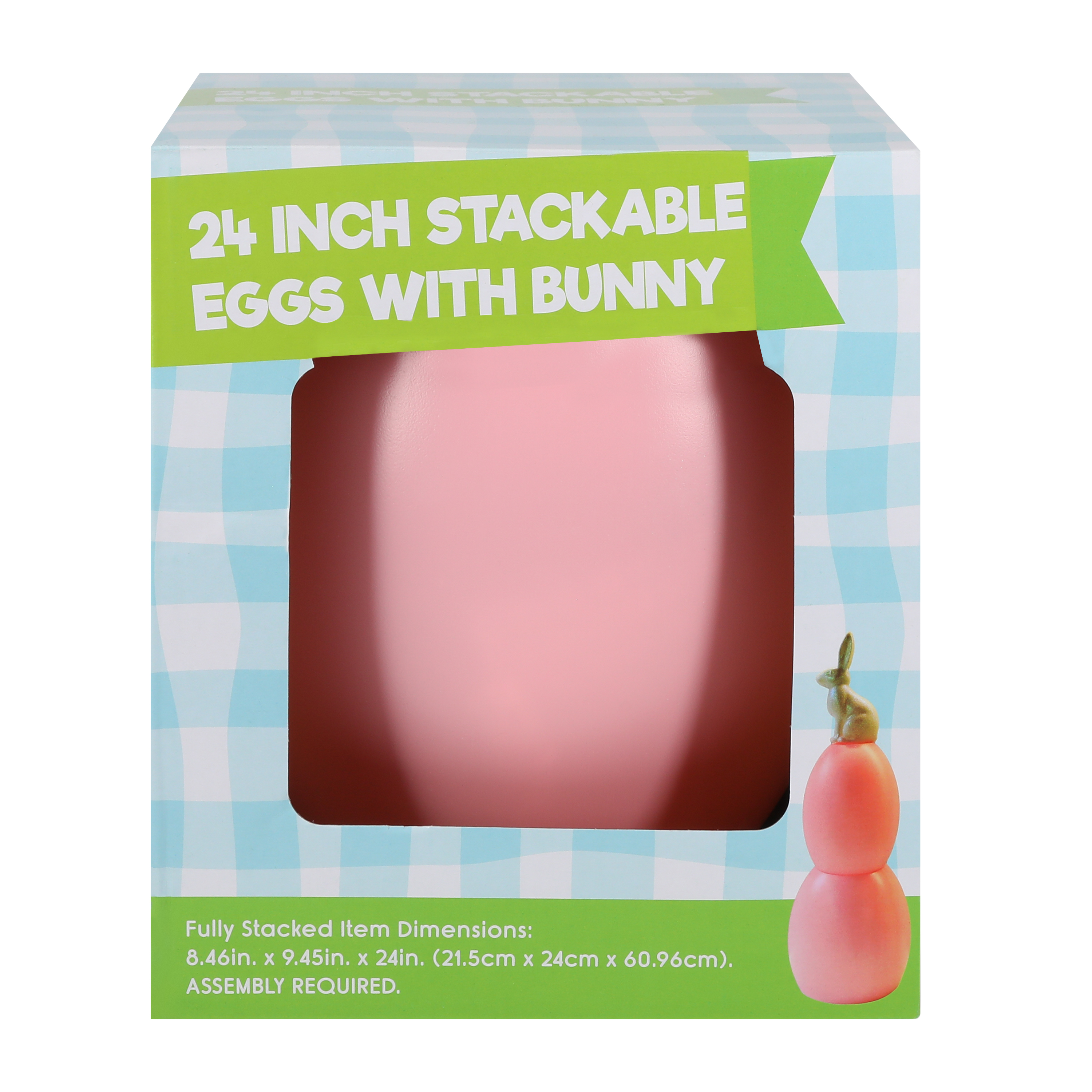 Stackable Eggs With Bunny 24in