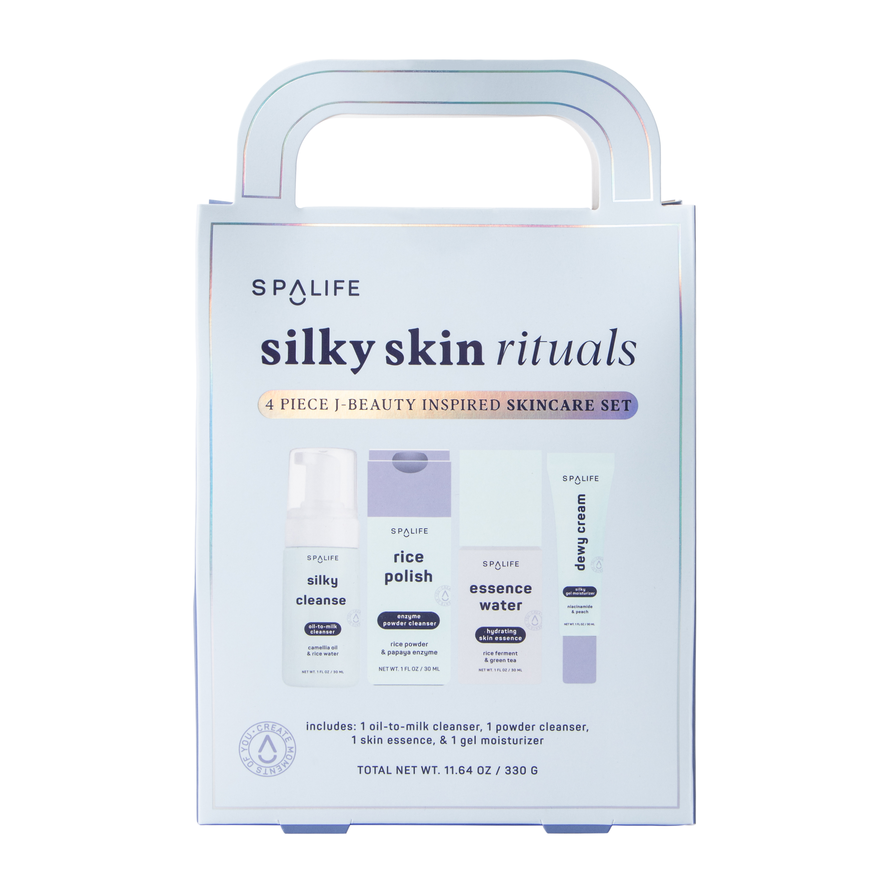 Spalife Silky Skin Rituals Skincare Set 4-Pack