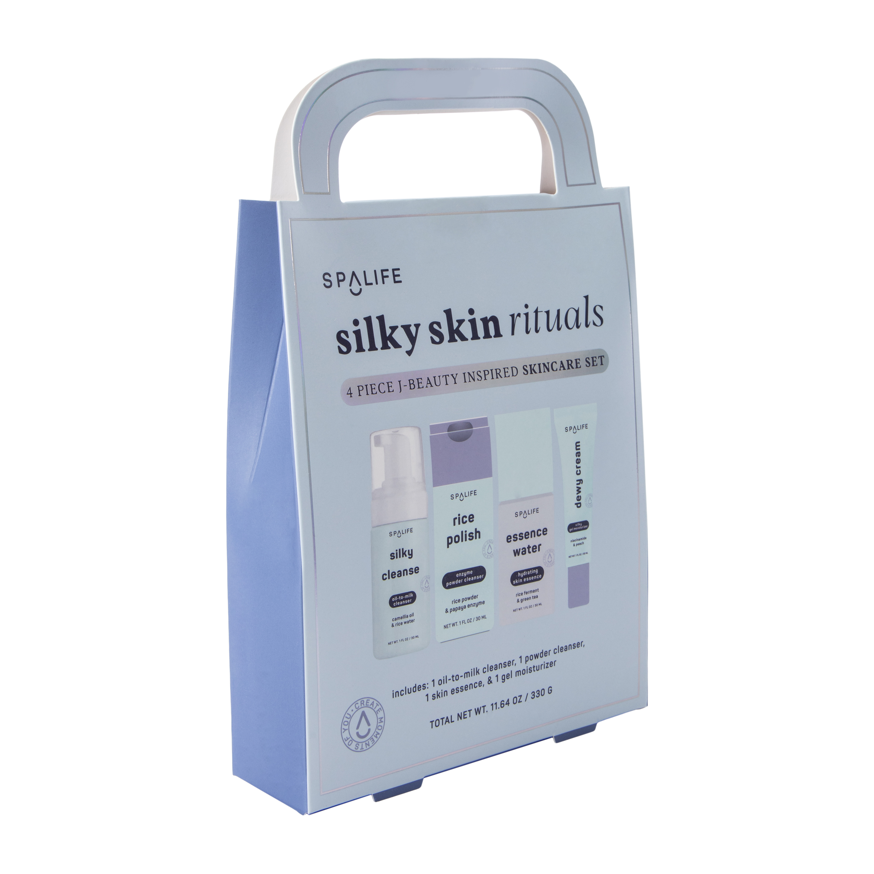 Spalife Silky Skin Rituals Skincare Set 4-Pack