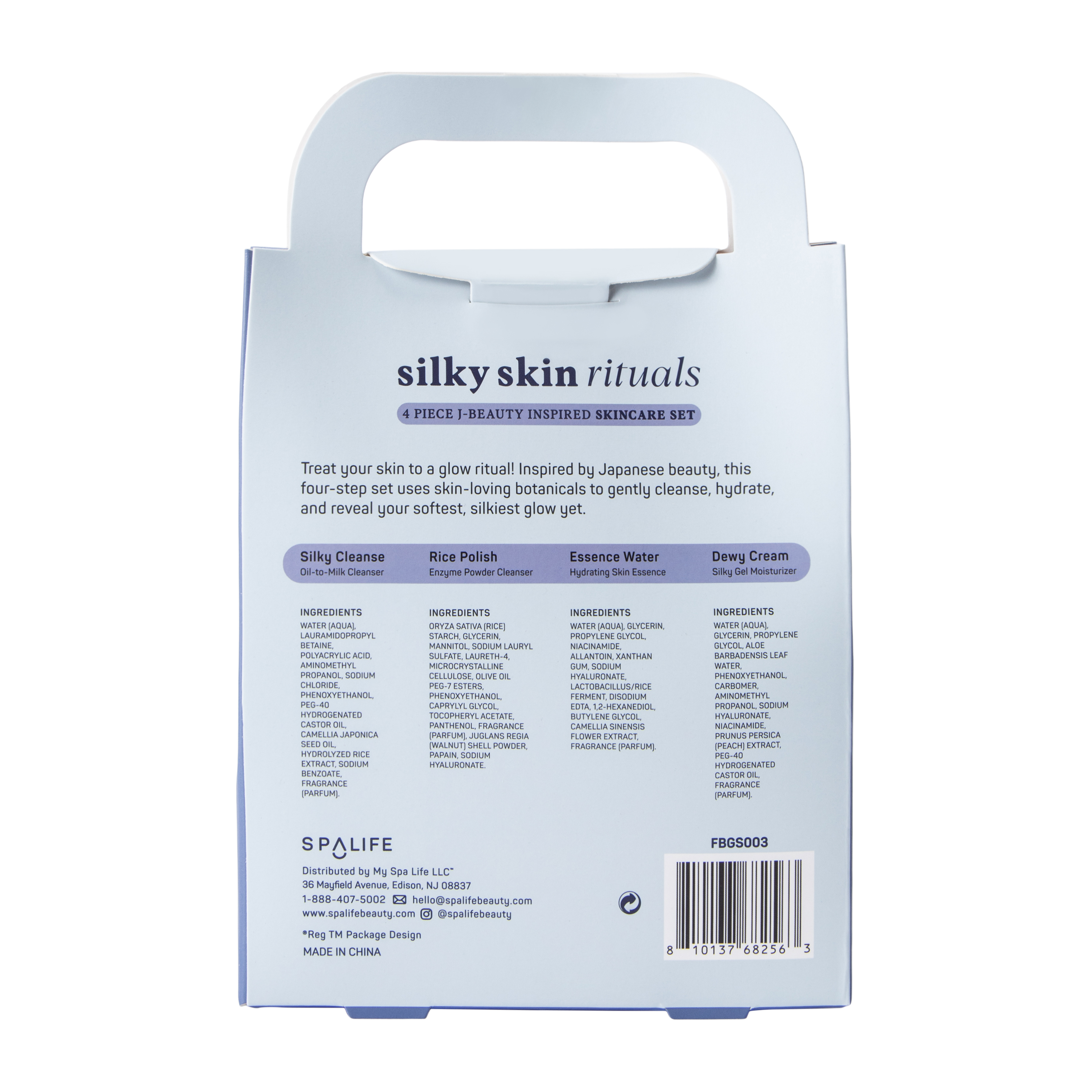 Spalife Silky Skin Rituals Skincare Set 4-Pack