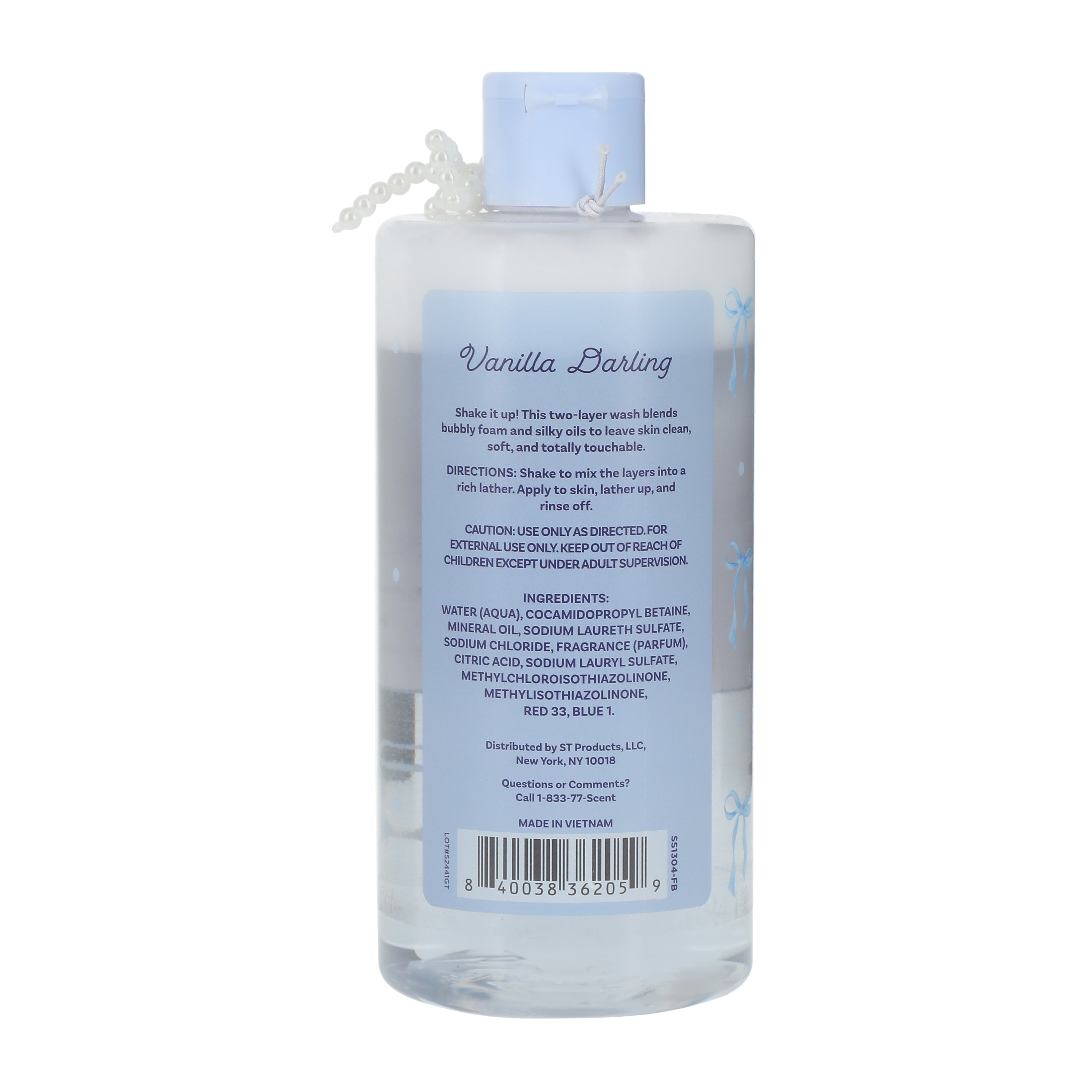 Blooms & Bows Vanilla Darling Body Wash Shake 13oz