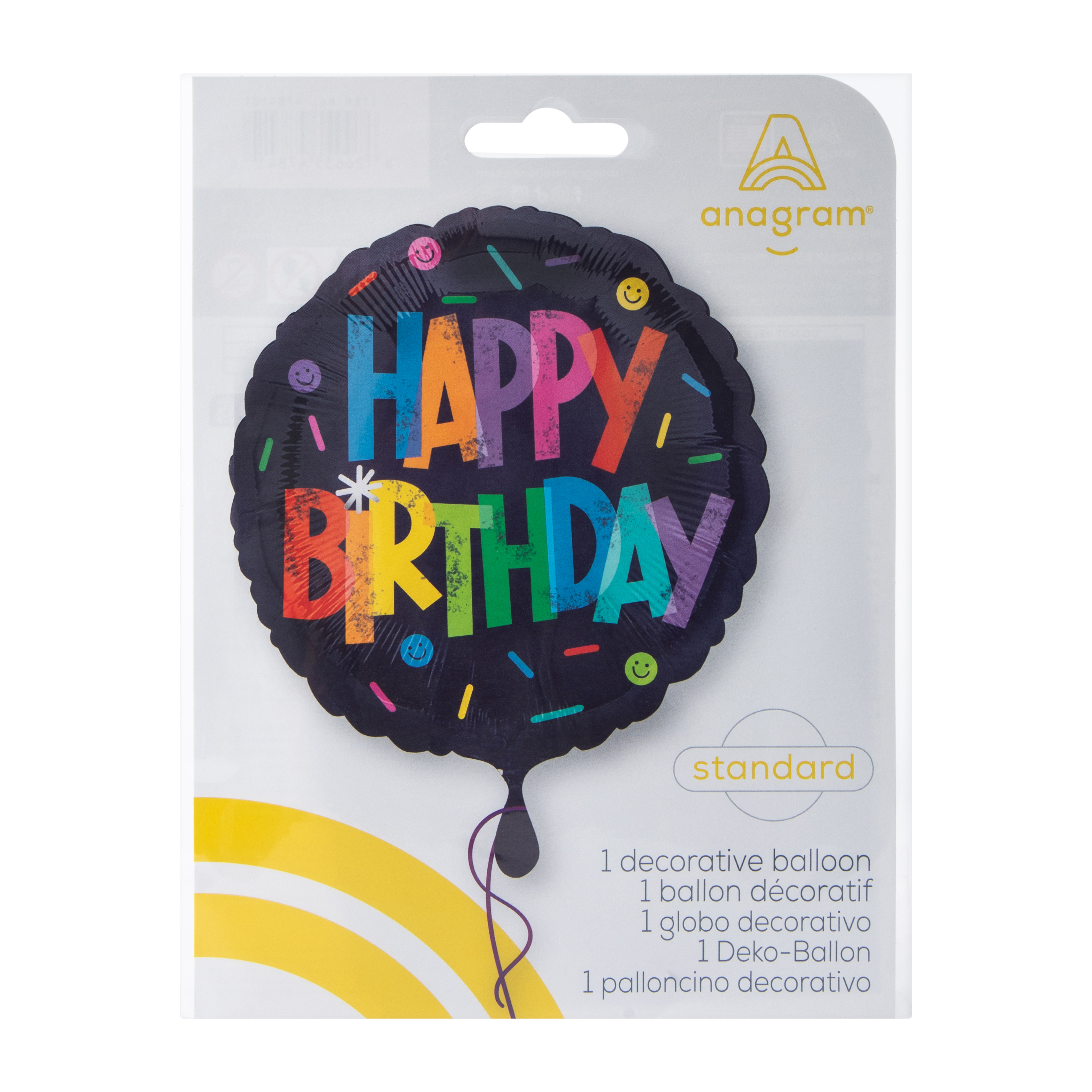 INFLATED Happy Birthday Hexagon Balloon