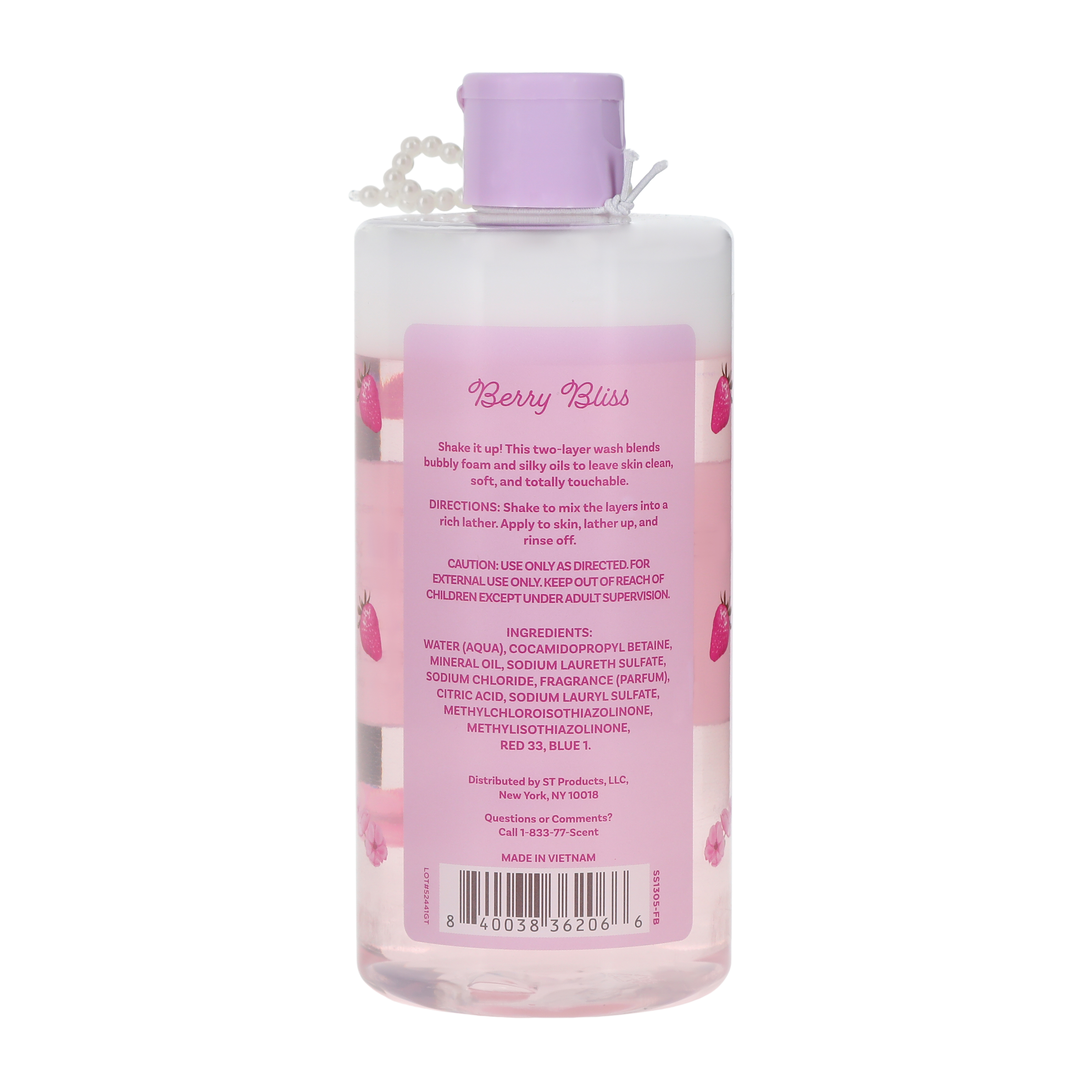 Blooms & Bows Berry Bliss Body Wash Shake 13oz