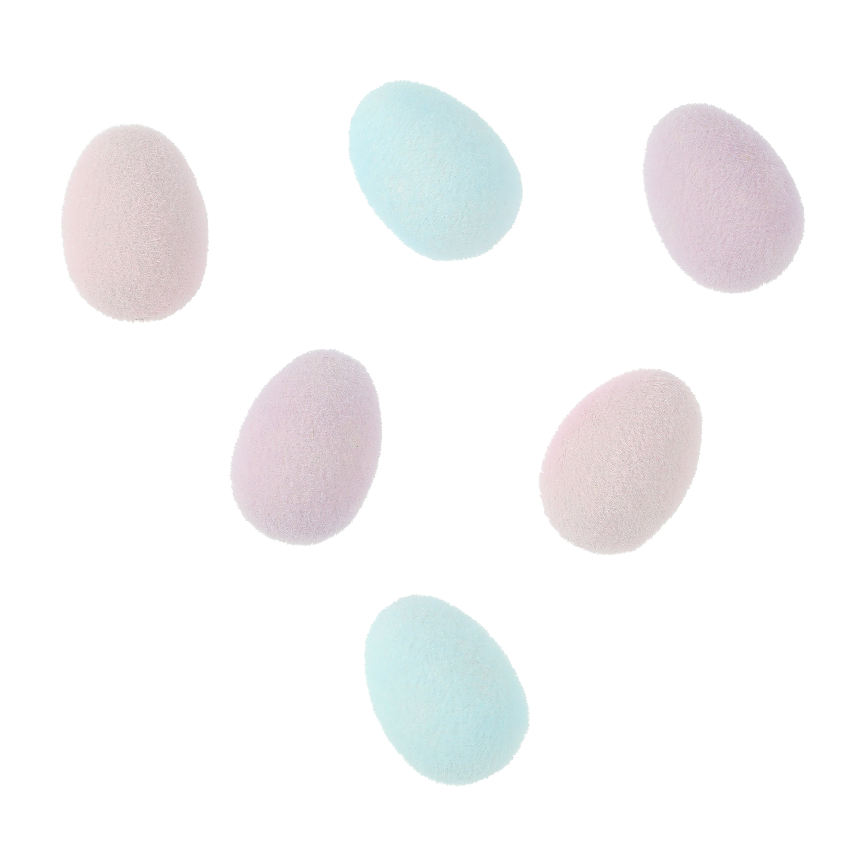 Easter Flocked Eggs 6-Count