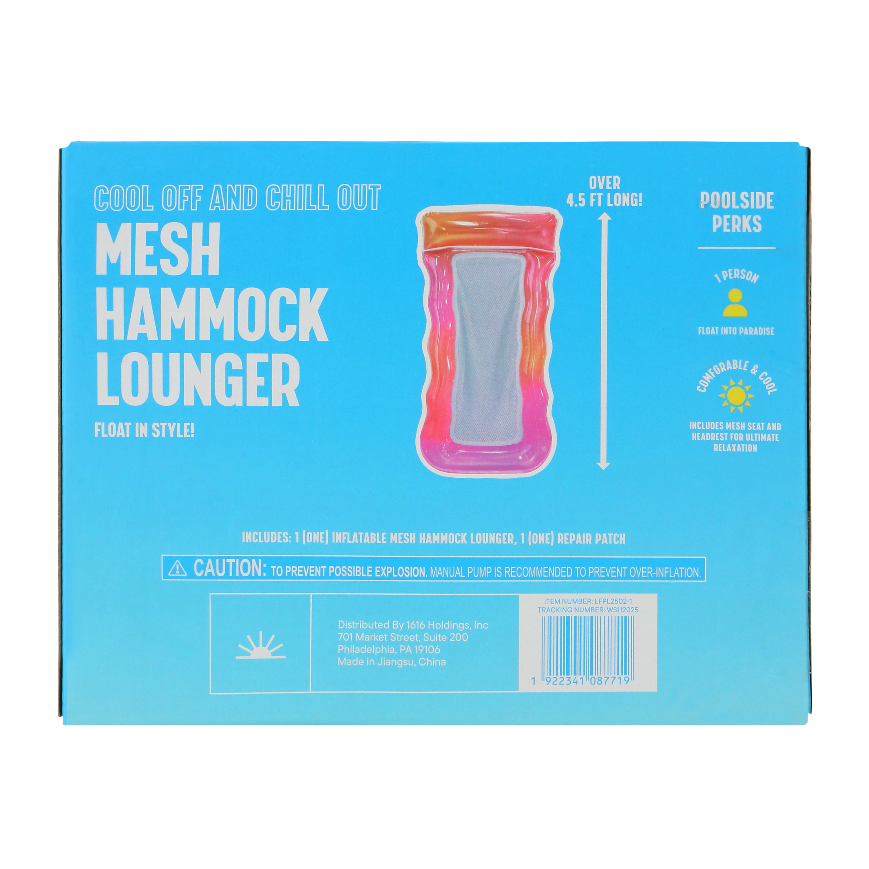 Mesh Hammock Lounger Party Float