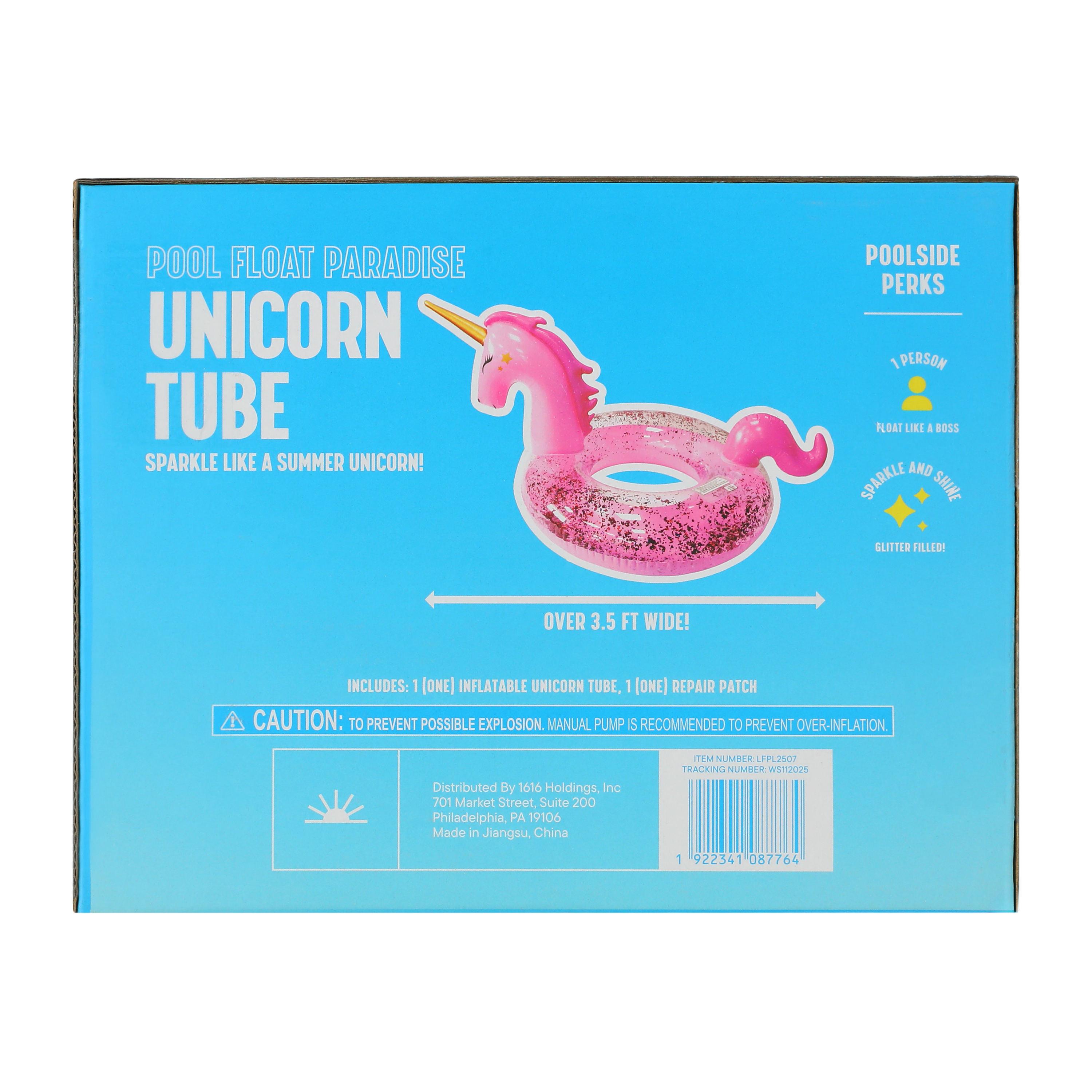 Single Swimmer Unicorn Tube Raft Ring