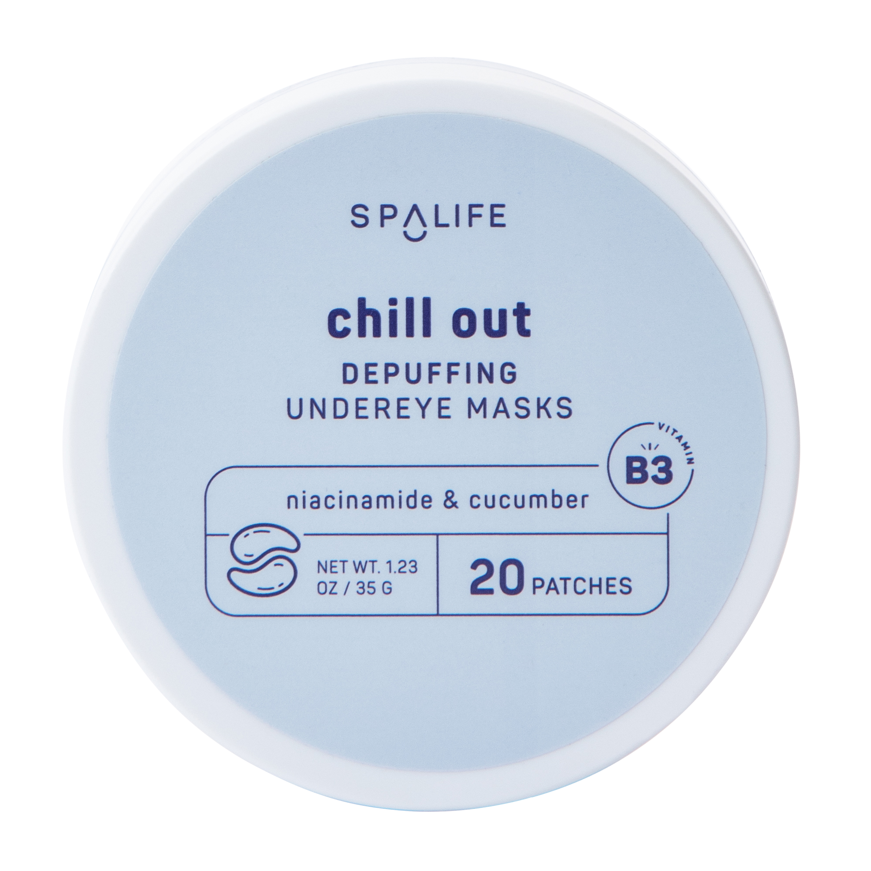 Spalife Chill Out Depuffing Undereye Masks 1.23oz